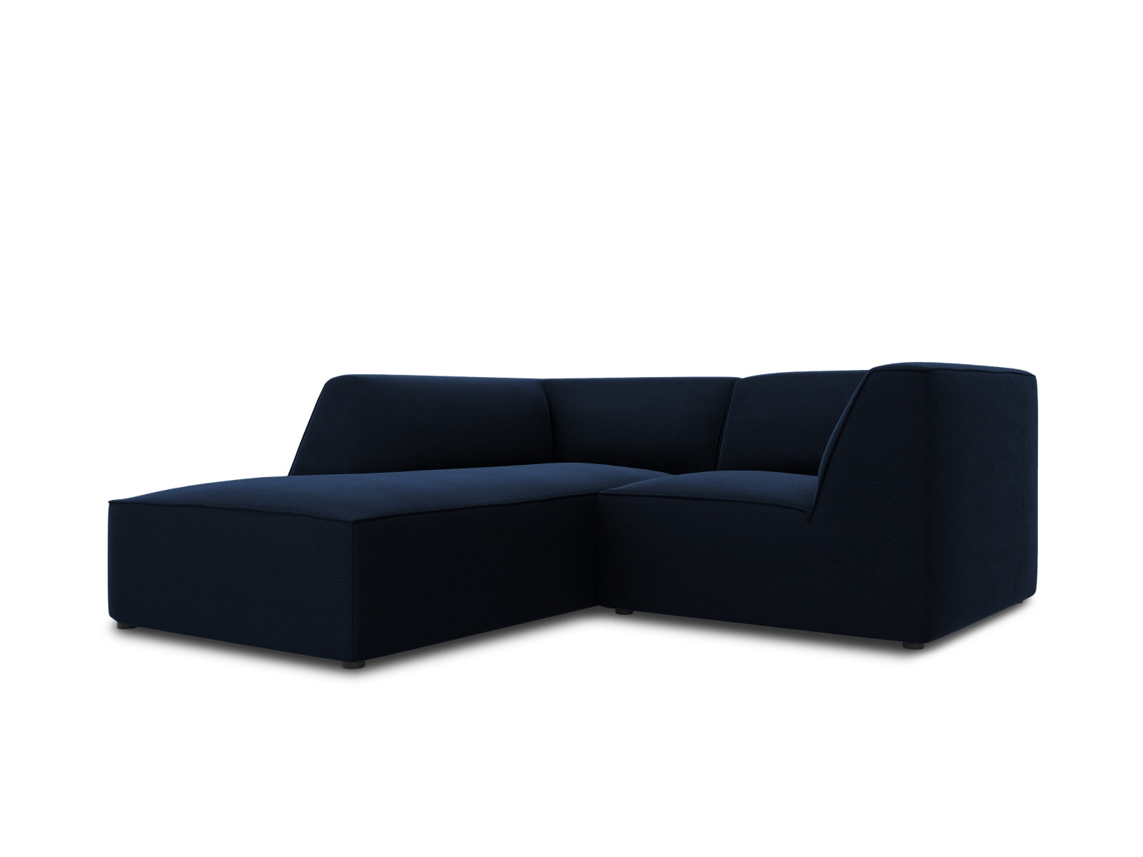 Oslo Velour Modular Ecksofa links 3 Sitzer in Royal Blue präsentiert im Onlineshop von KAQTU Design AG. Ecksofa links ist von Cosmopolitan Design
