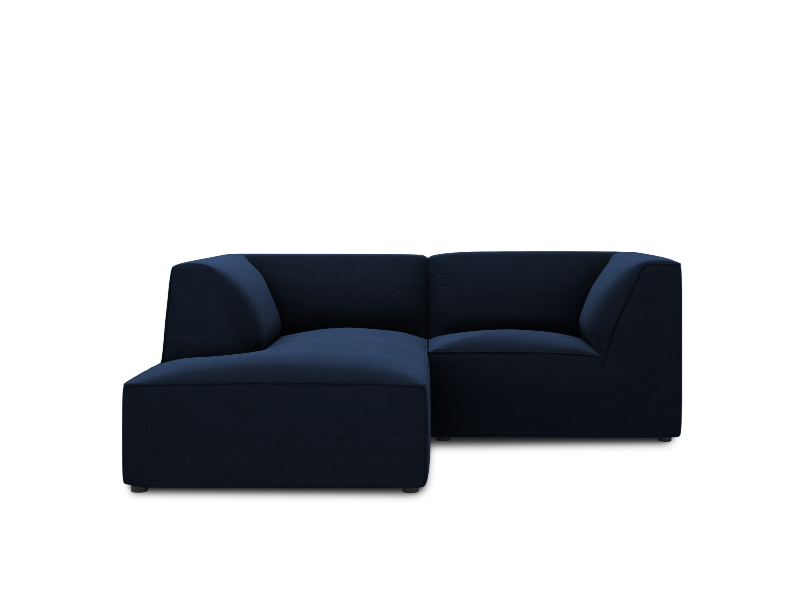 Oslo Velour Modular Ecksofa links 3 Sitzer in Royal Blue präsentiert im Onlineshop von KAQTU Design AG. Ecksofa links ist von Cosmopolitan Design