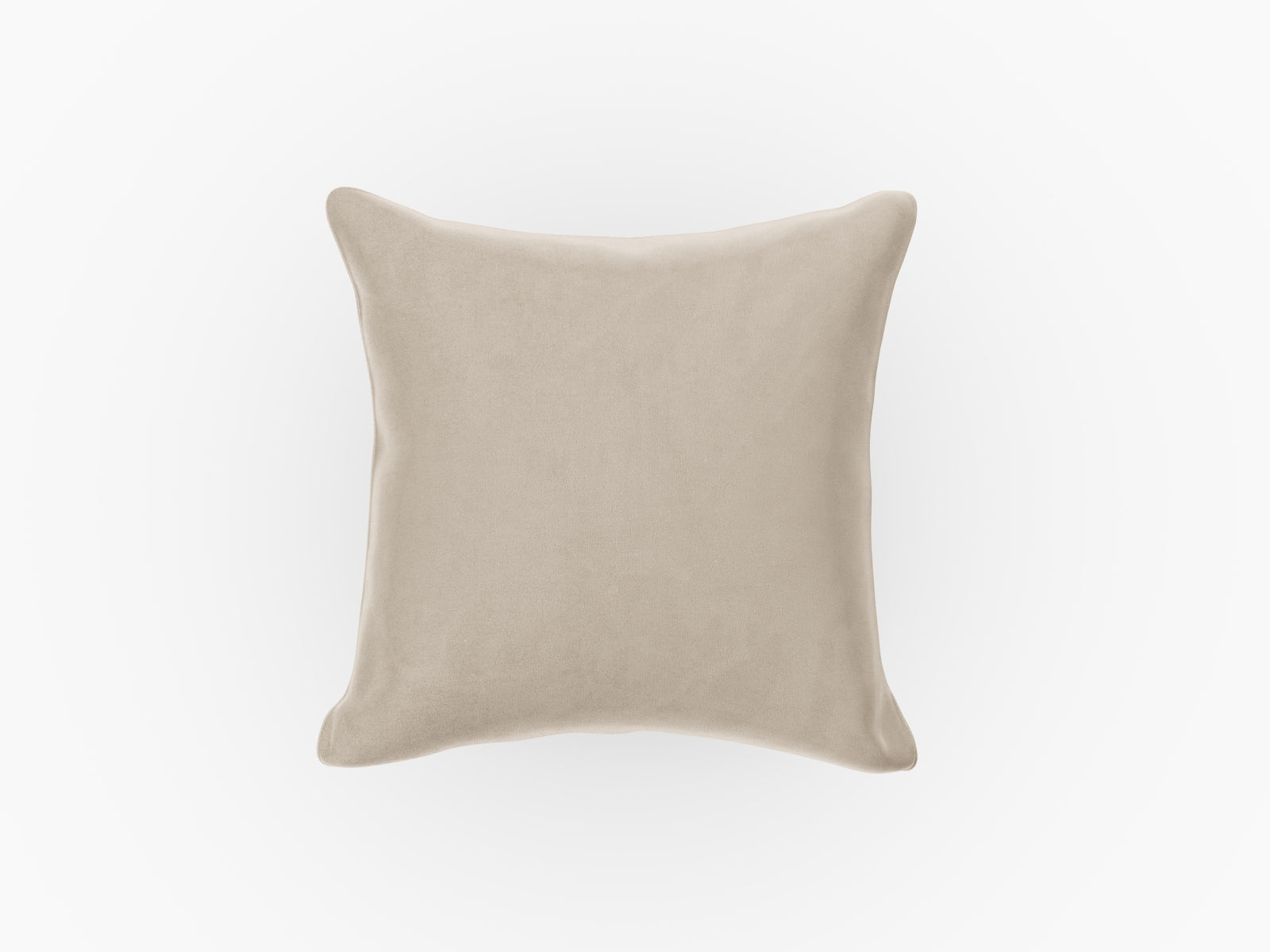 Rome Velour Pillow  in Beige präsentiert im Onlineshop von KAQTU Design AG. Deko Kissen ist von Cosmopolitan Design