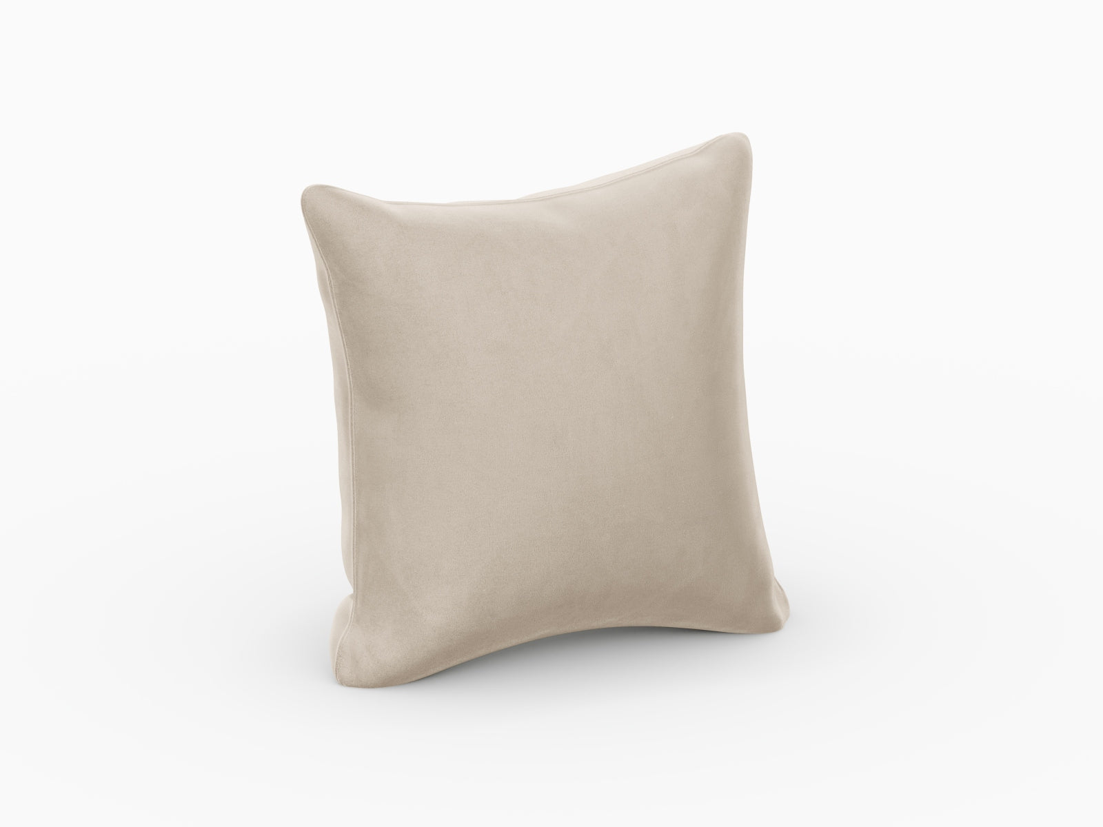 Rome Velour Pillow  in Beige präsentiert im Onlineshop von KAQTU Design AG. Deko Kissen ist von Cosmopolitan Design