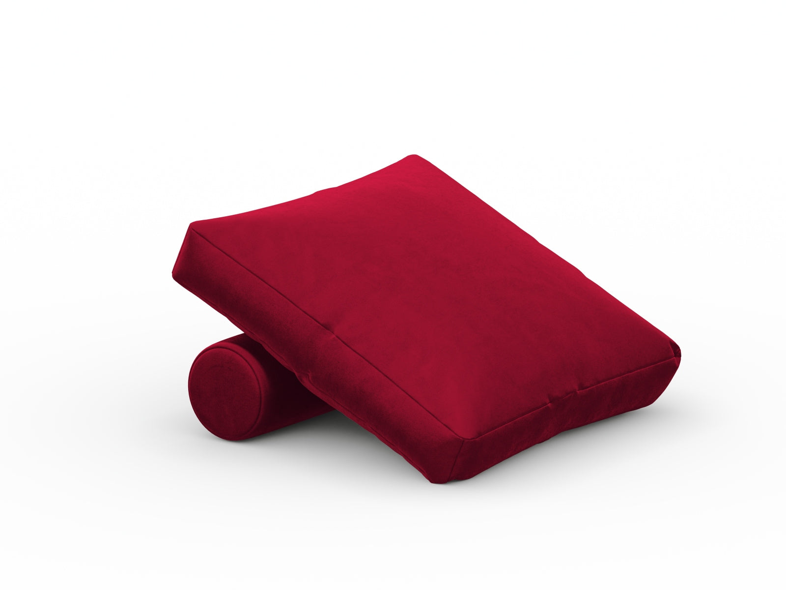 Rome Velour Pillow  in Red präsentiert im Onlineshop von KAQTU Design AG. Deko Kissen ist von Cosmopolitan Design