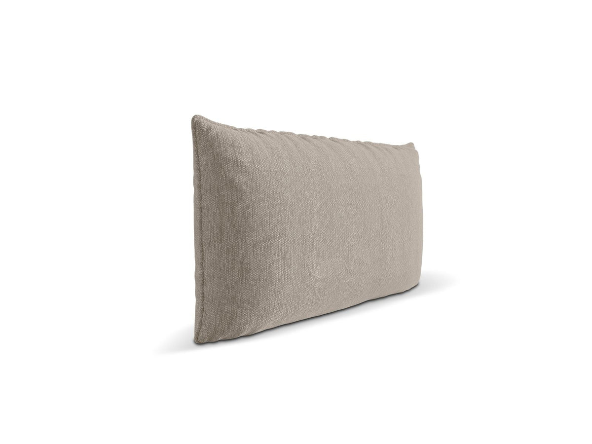 Kissen Verona 10cm von Cosmopolitan Design in Beige-Sorella, Strukturstoff mit Tweed-Optik, Grösse 70x10x40 cm, mit Reissverschluss.