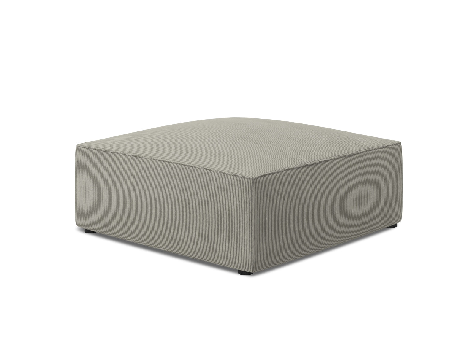 Oslo Pouf 1 Sitzer in Light Grey präsentiert im Onlineshop von KAQTU Design AG. Modulares Sofa ist von Cosmopolitan Design