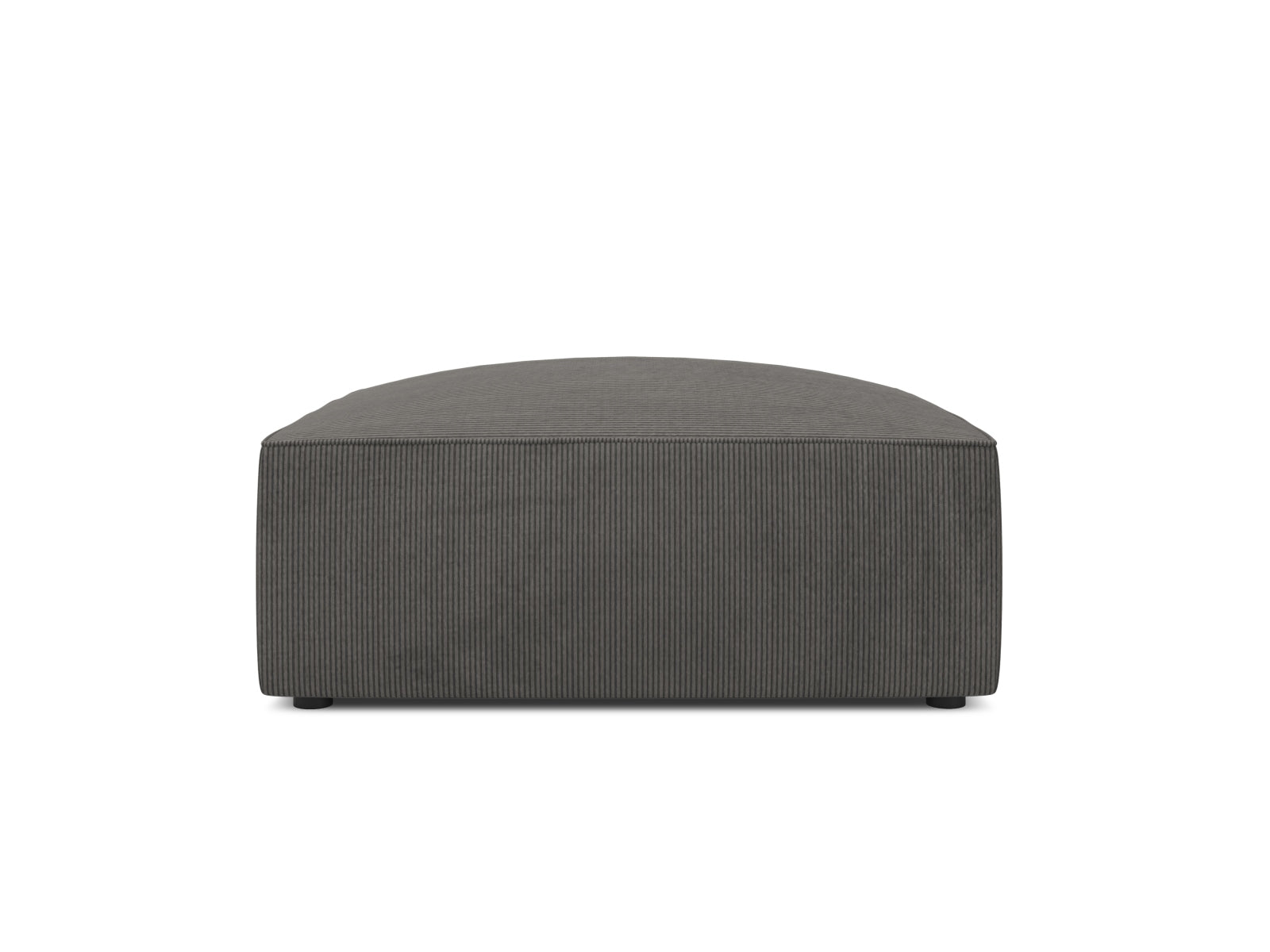 Oslo Pouf 1 Sitzer in Dark Grey präsentiert im Onlineshop von KAQTU Design AG. Modulares Sofa ist von Cosmopolitan Design
