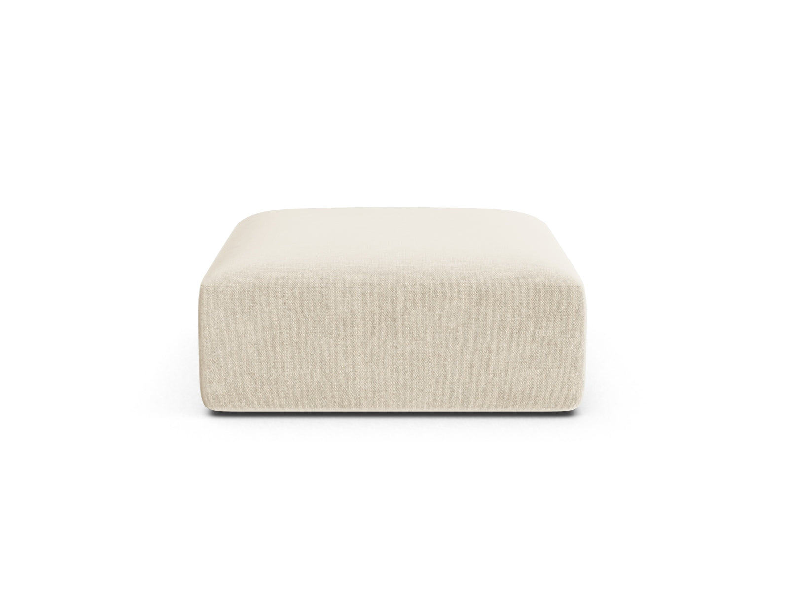 Campi Velour Pouf 1 Sitzer in Light Beige präsentiert im Onlineshop von KAQTU Design AG. Modulares Sofa ist von Cosmopolitan Design