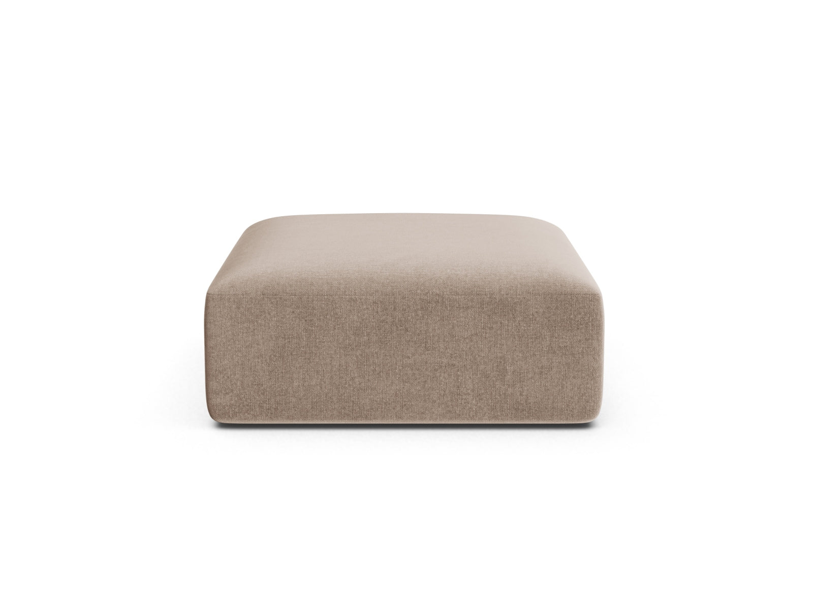 Campi Velour Pouf 1 Sitzer in Dark Beige präsentiert im Onlineshop von KAQTU Design AG. Modulares Sofa ist von Cosmopolitan Design