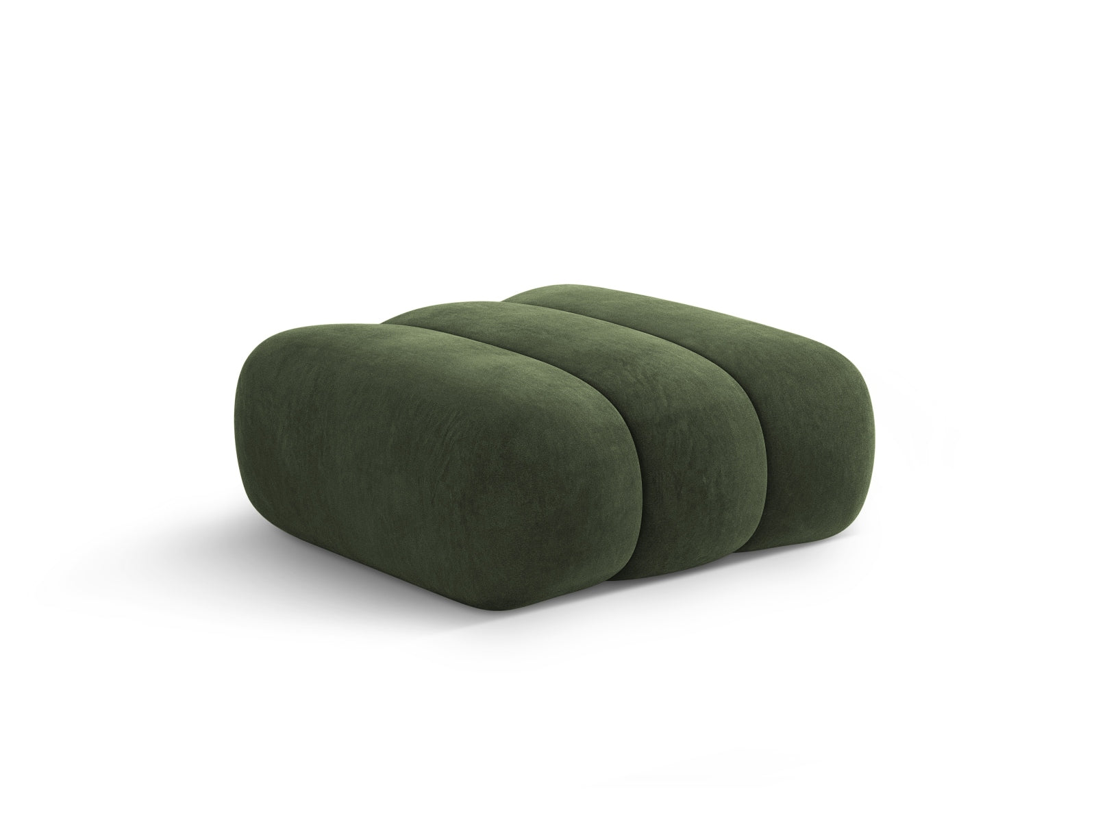 Koge Velour Pouf in trendigem Grün, 95 cm Durchmesser, perfekter Akzent für stilvolle Interiors und entspannte Sitzmöglichkeiten.