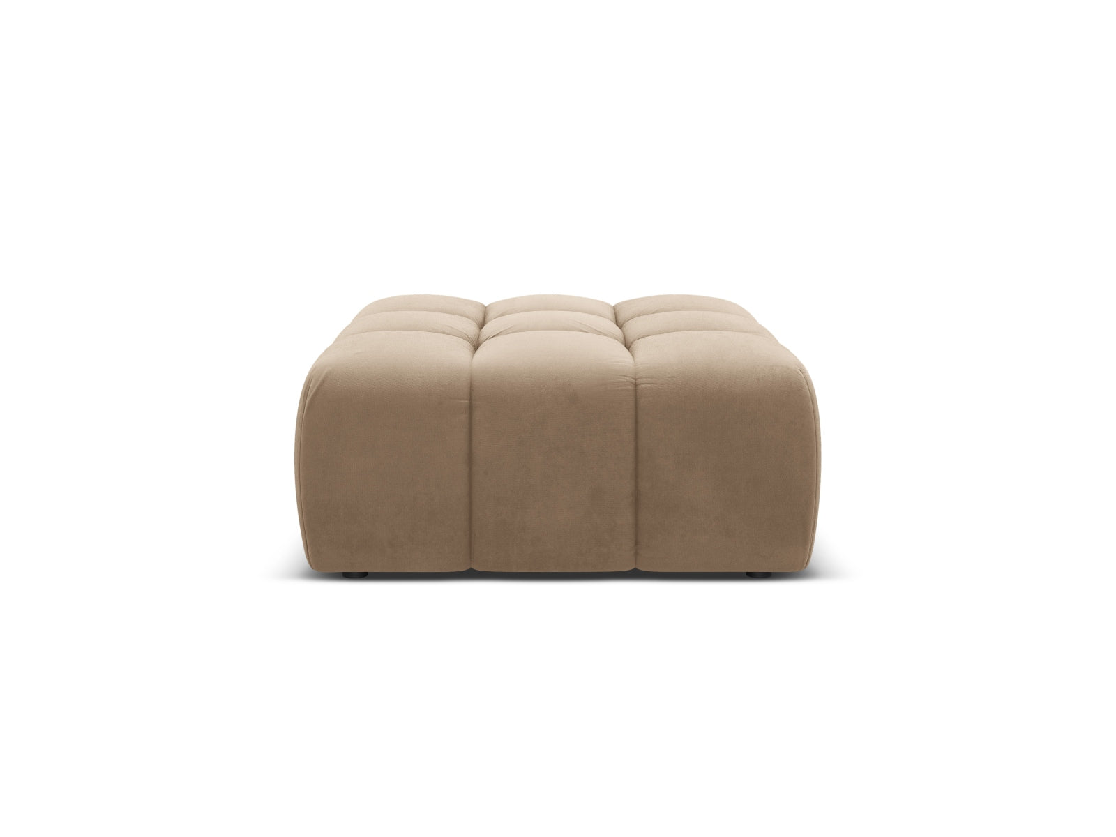1-Sitzer Pouf Hawaii in Cappuccino-Magic Velvet präsentiert im Onlineshop von KAQTU Design AG. Pouf ist von Cosmopolitan Design