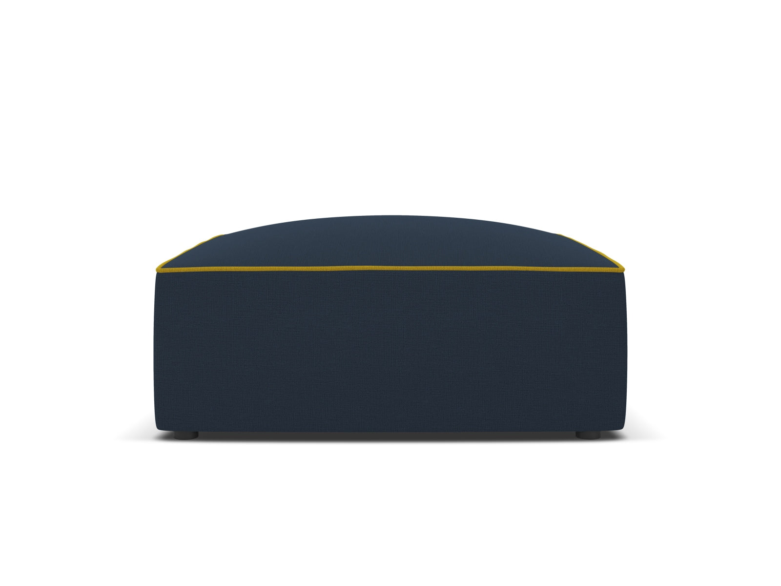 Oslo Pouf 1 Sitzer in Royal Blue, Yellow präsentiert im Onlineshop von KAQTU Design AG. Modulares Sofa ist von Cosmopolitan Design