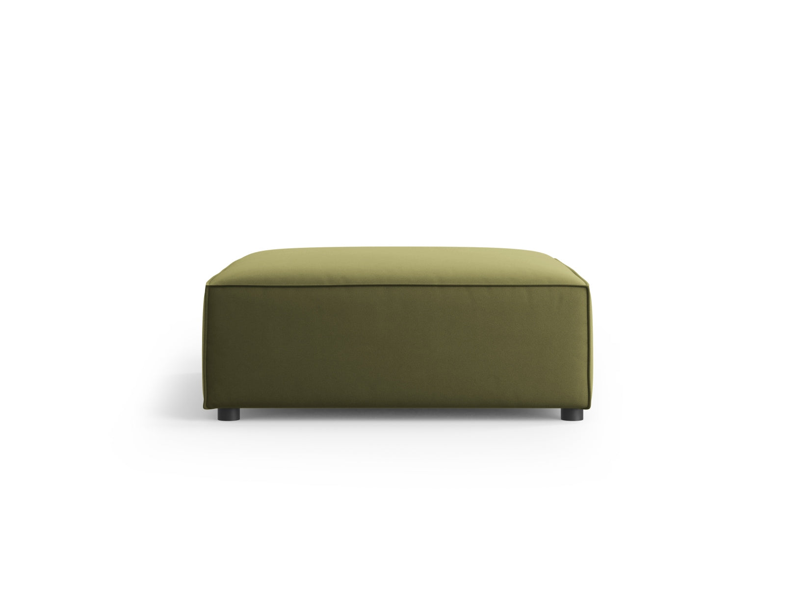 Arendal Velour Pouf 1 Sitz in Light Green präsentiert im Onlineshop von KAQTU Design AG. Pouf ist von Cosmopolitan Design