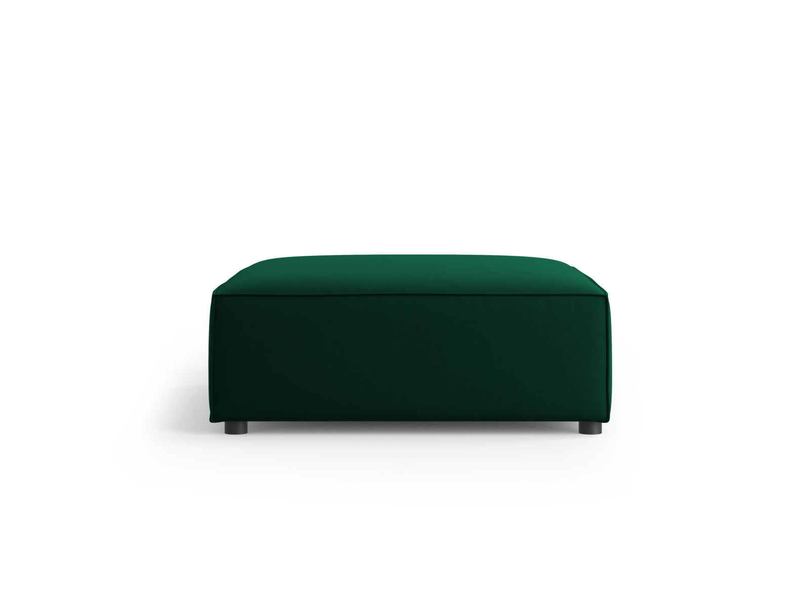 Arendal Velour Pouf 1 Sitz in Bottle Green präsentiert im Onlineshop von KAQTU Design AG. Pouf ist von Cosmopolitan Design