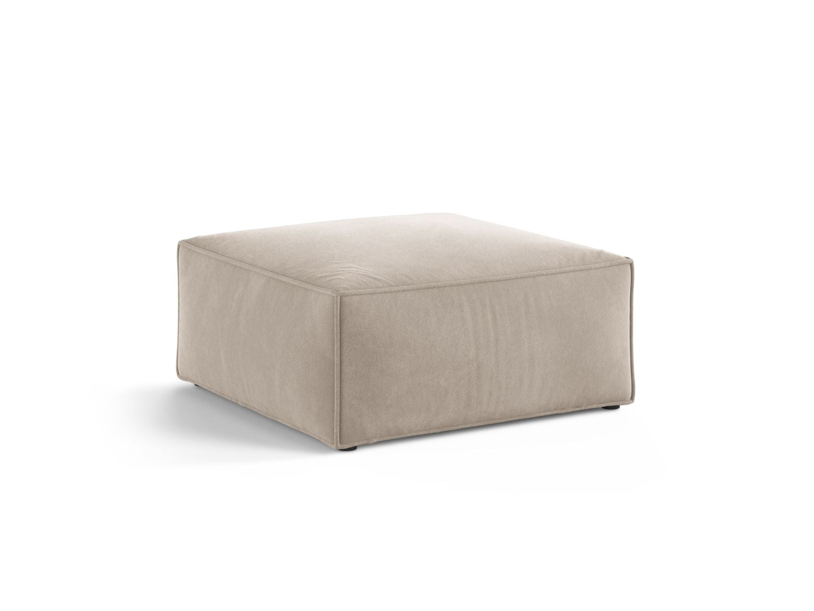 1-Sitzer Pouf Aveiro in Light Beige-Casino präsentiert im Onlineshop von KAQTU Design AG. Pouf ist von Cosmopolitan Design