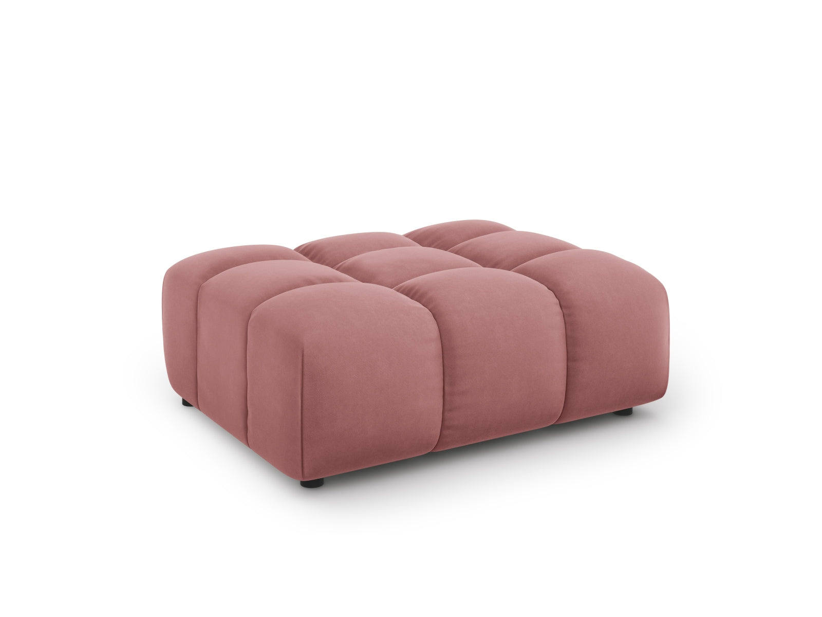 Eleganter Sky Velour Pouf mit einem Durchmesser von 80 cm, ideal als Sitzgelegenheit oder Fußablage, in stilvollem Design von Cosmopolitan.