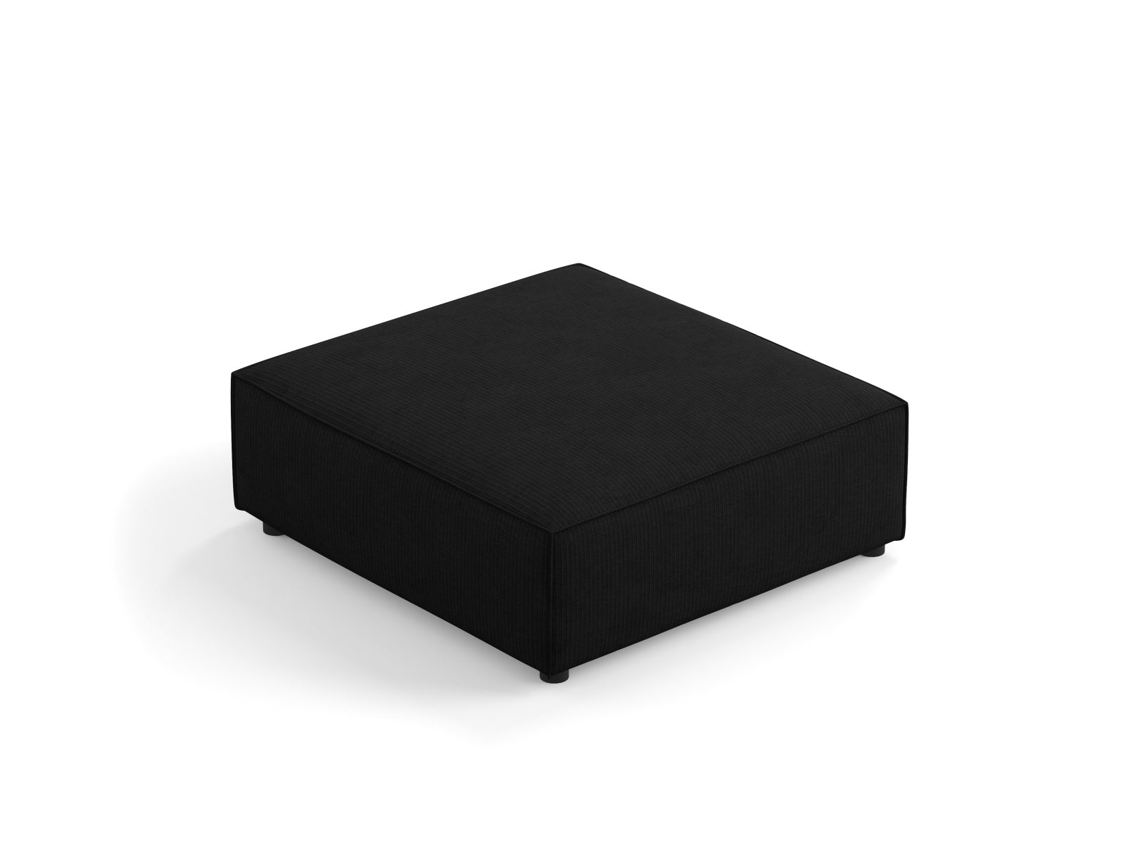 Arendal Pouf 1 Sitz in Black präsentiert im Onlineshop von KAQTU Design AG. Pouf ist von Cosmopolitan Design