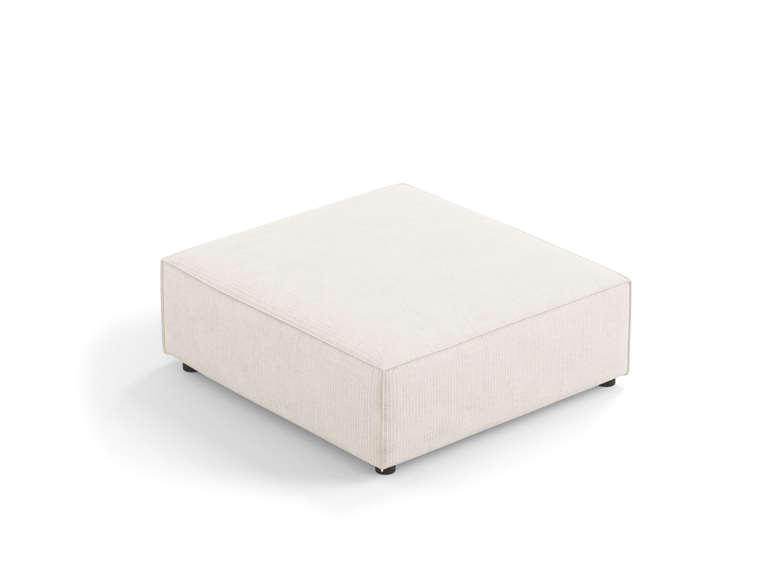 Arendal Pouf 1 Sitz in Ivory präsentiert im Onlineshop von KAQTU Design AG. Pouf ist von Cosmopolitan Design