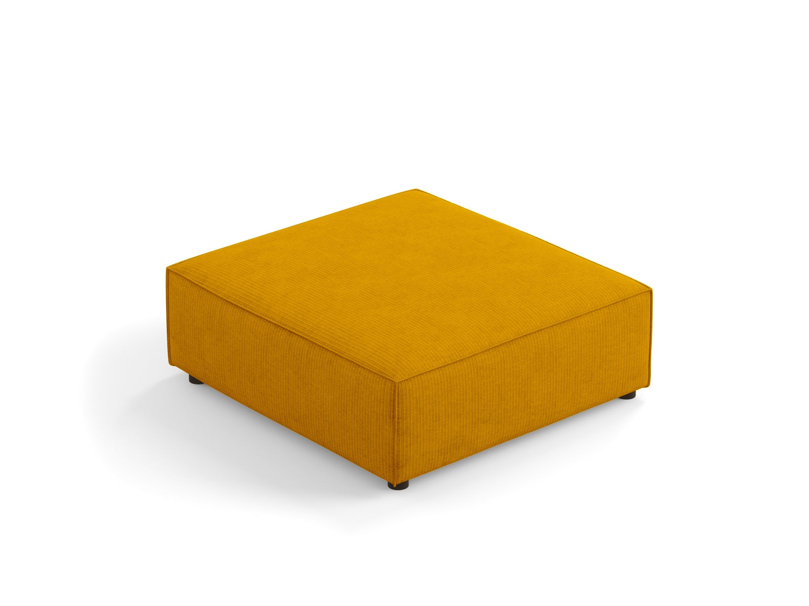 Arendal Pouf 1 Sitz in Mustard präsentiert im Onlineshop von KAQTU Design AG. Pouf ist von Cosmopolitan Design