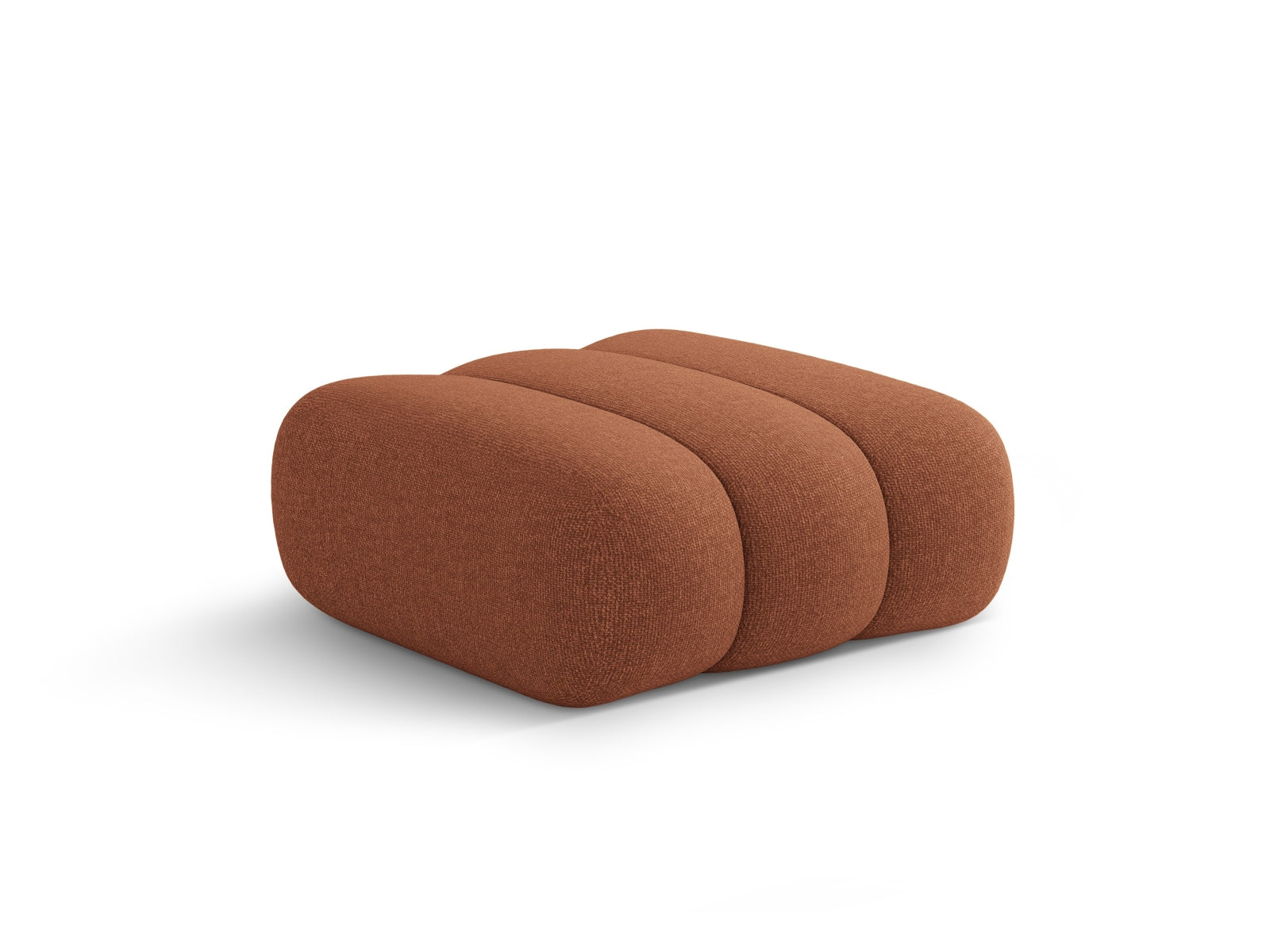 Moderner Koge Pouf in warmem Brick-Eden, 95 cm Durchmesser, perfekt für entspannte Sitzmöglichkeiten und stilvolle Akzente im Wohnbereich.