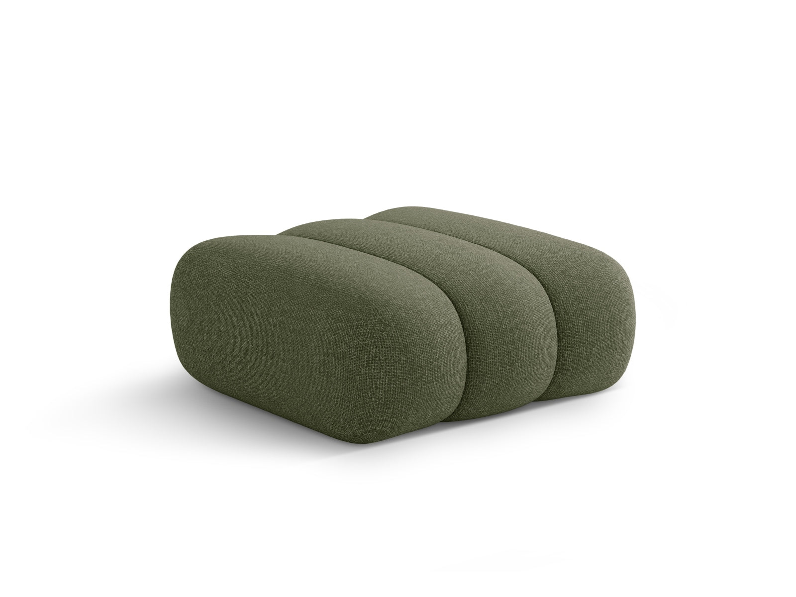 Moderner Koge Pouf in Green-Eden, 95 cm Durchmesser, perfekt für entspannte Sitzmöglichkeiten und stilvolle Akzente in jedem Raum.