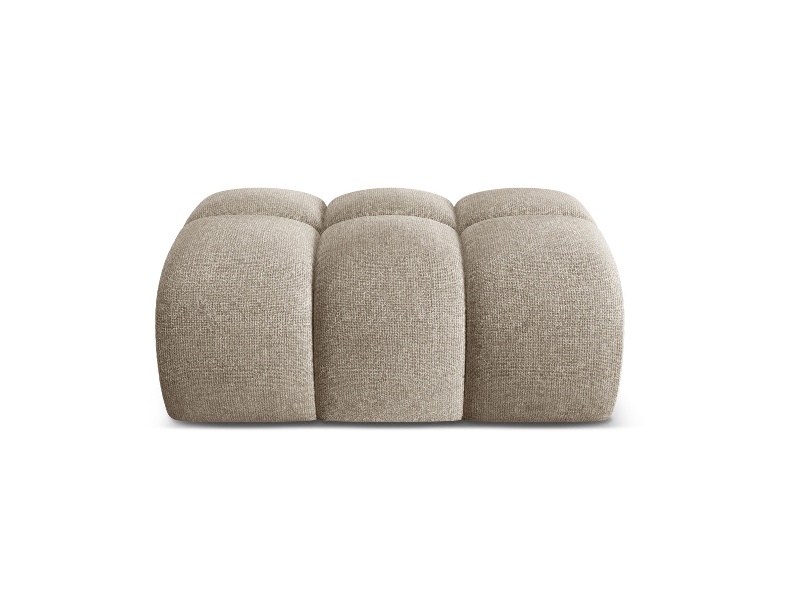 1-Sitzer Pouf Treno in Dark Beige-Eden präsentiert im Onlineshop von KAQTU Design AG. Pouf ist von Cosmopolitan Design