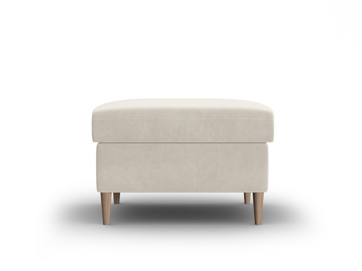 Kyoto Pouf 1 Sitz 70cm in Light Beige-Riviera präsentiert im Onlineshop von KAQTU Design AG. Pouf ist von Cosmopolitan Design