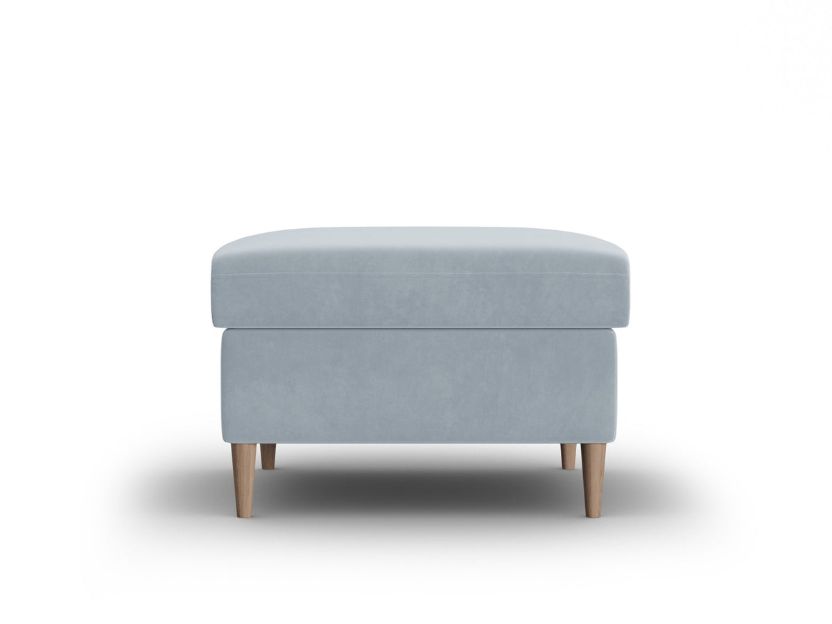 Kyoto Pouf 1 Sitz 70cm in Light Blue-Riviera präsentiert im Onlineshop von KAQTU Design AG. Pouf ist von Cosmopolitan Design