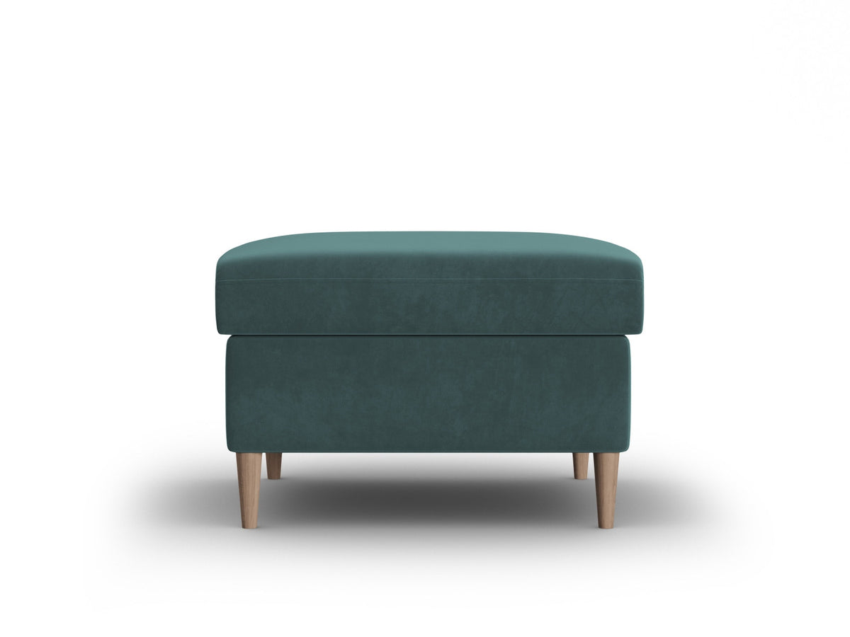 Kyoto Pouf 1 Sitz 70cm in Petrol-Riviera präsentiert im Onlineshop von KAQTU Design AG. Pouf ist von Cosmopolitan Design