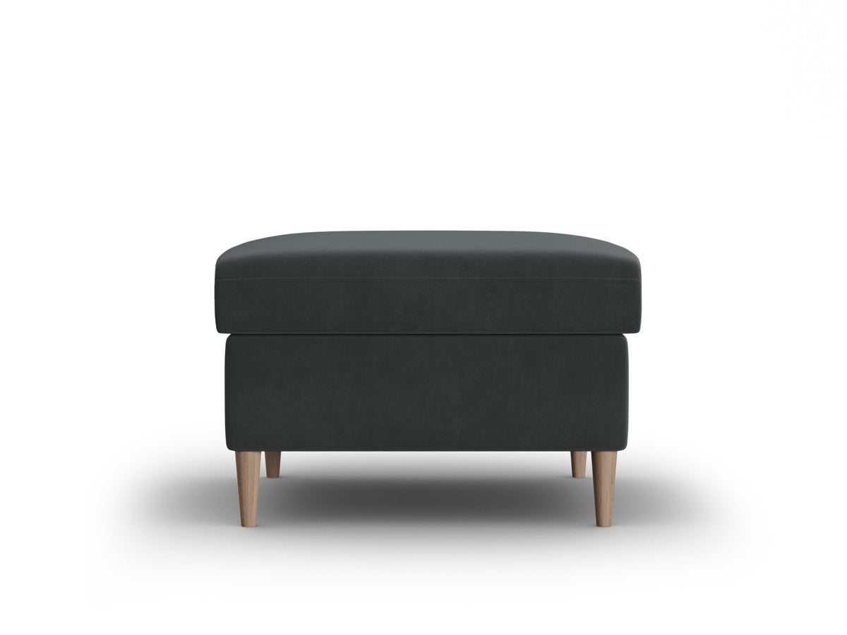 Kyoto Pouf 1 Sitz 70cm in Dark Grey-Riviera präsentiert im Onlineshop von KAQTU Design AG. Pouf ist von Cosmopolitan Design