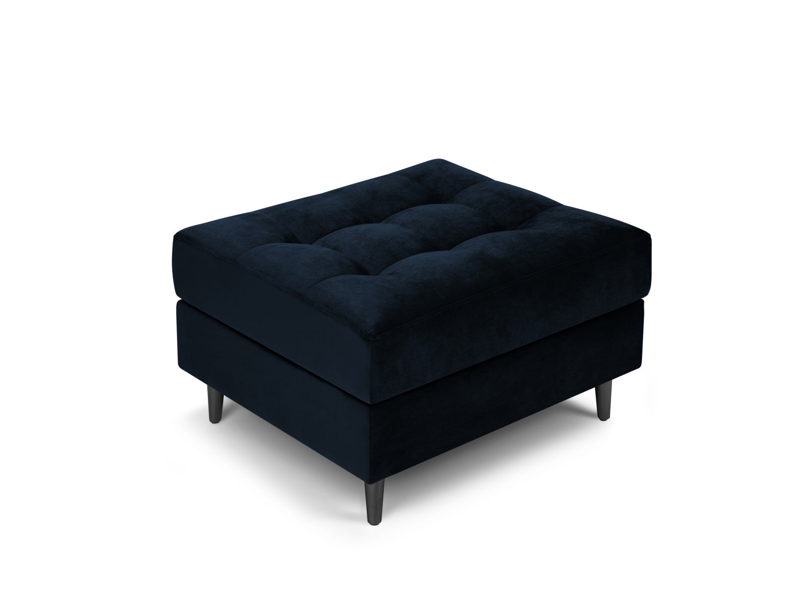 Eleganter 1-Sitzer Pouf Aspen in Royal Blue, ideal für entspannte Momente und geschmackvolle Wohnakzente. Hochwertige Materialien und modernes Design.
