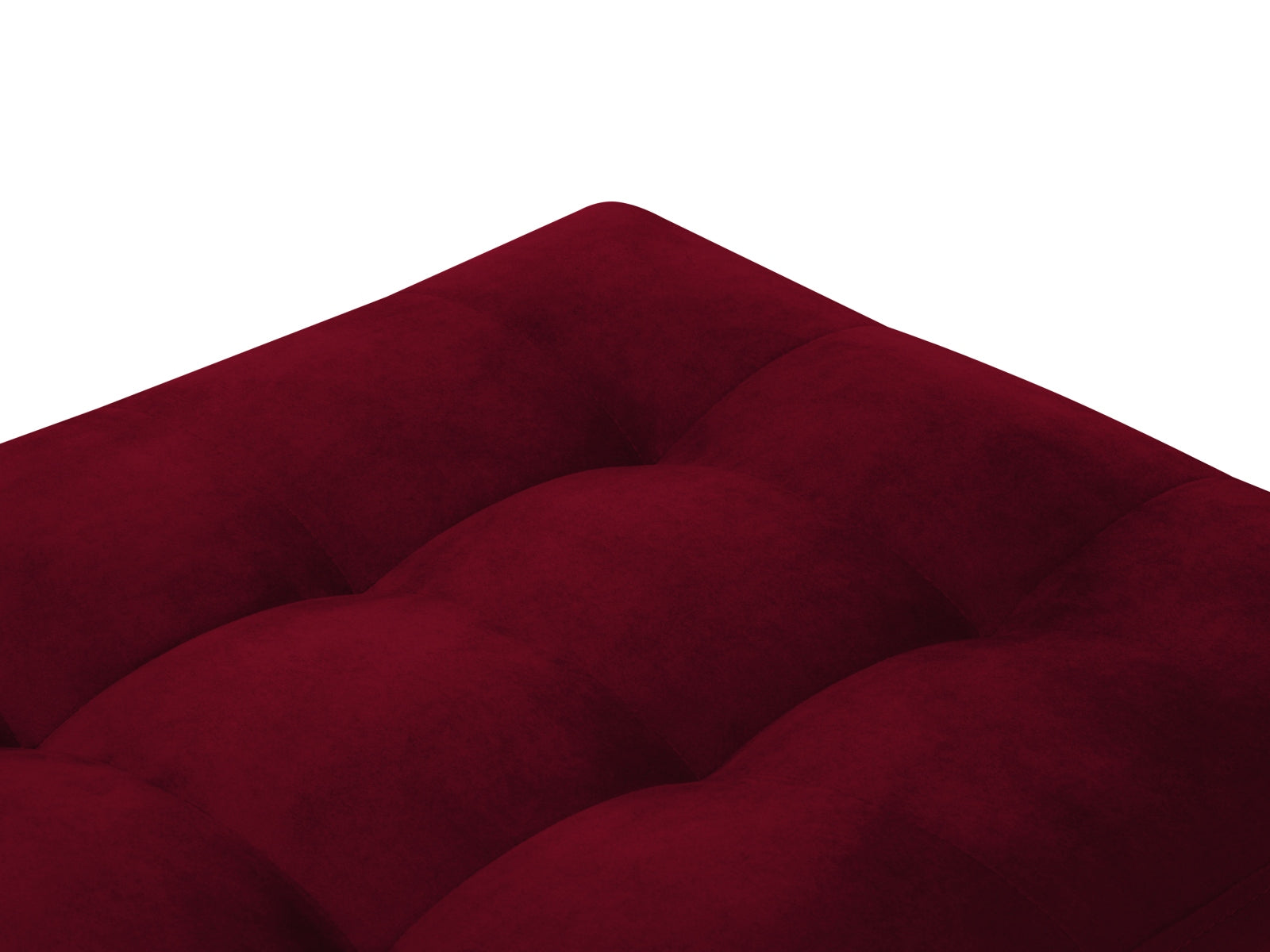 Eleganter 1-Sitzer Pouf Aspen von Cosmopolitan Design, ideal für stilvolle Akzente und gemütliche Sitzgelegenheiten in jedem Raum.