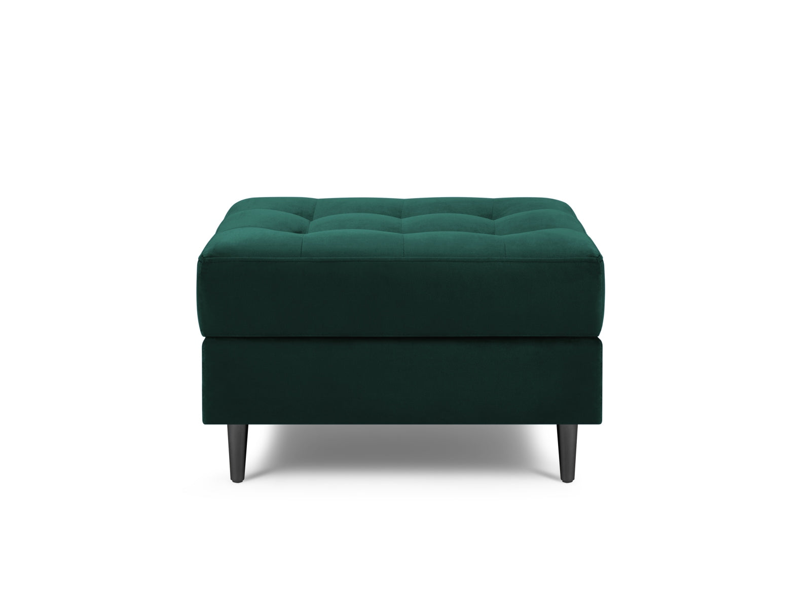 Eleganter 1-Sitzer Pouf Aspen in stilvollem Petrol, ideal für moderne Wohnräume. Hochwertiges Design von Cosmopolitan Design.