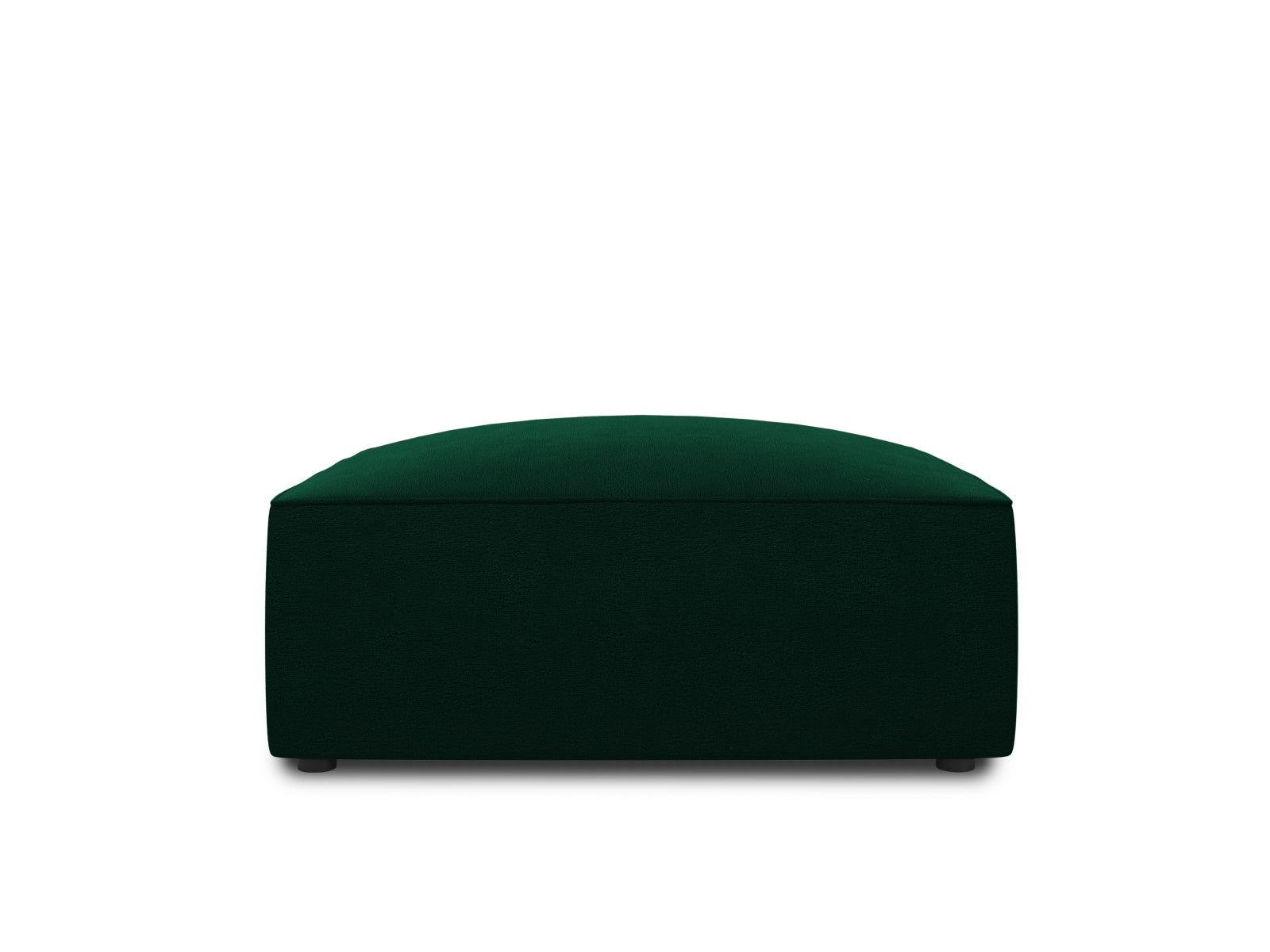 Oslo Velour Pouf 1 Sitzer in Bottle Green präsentiert im Onlineshop von KAQTU Design AG. Modulares Sofa ist von Cosmopolitan Design