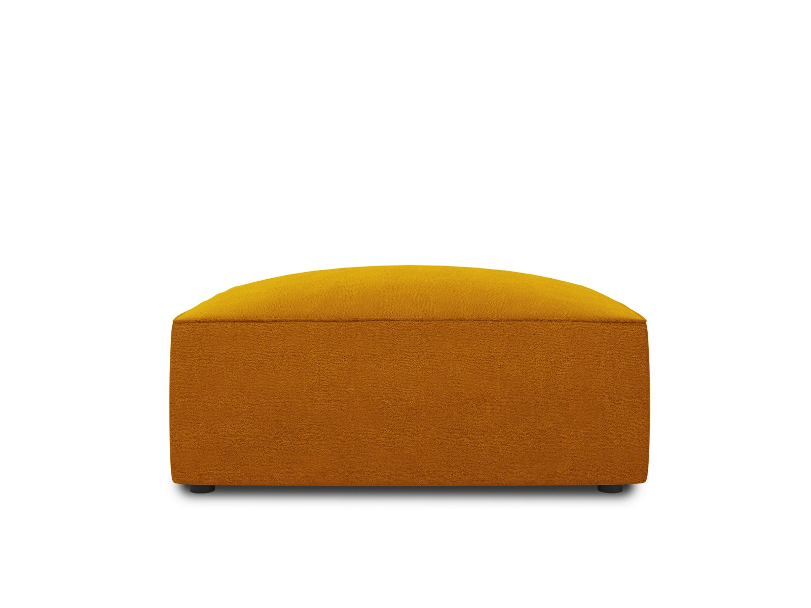 Oslo Velour Pouf 1 Sitzer in Yellow präsentiert im Onlineshop von KAQTU Design AG. Modulares Sofa ist von Cosmopolitan Design