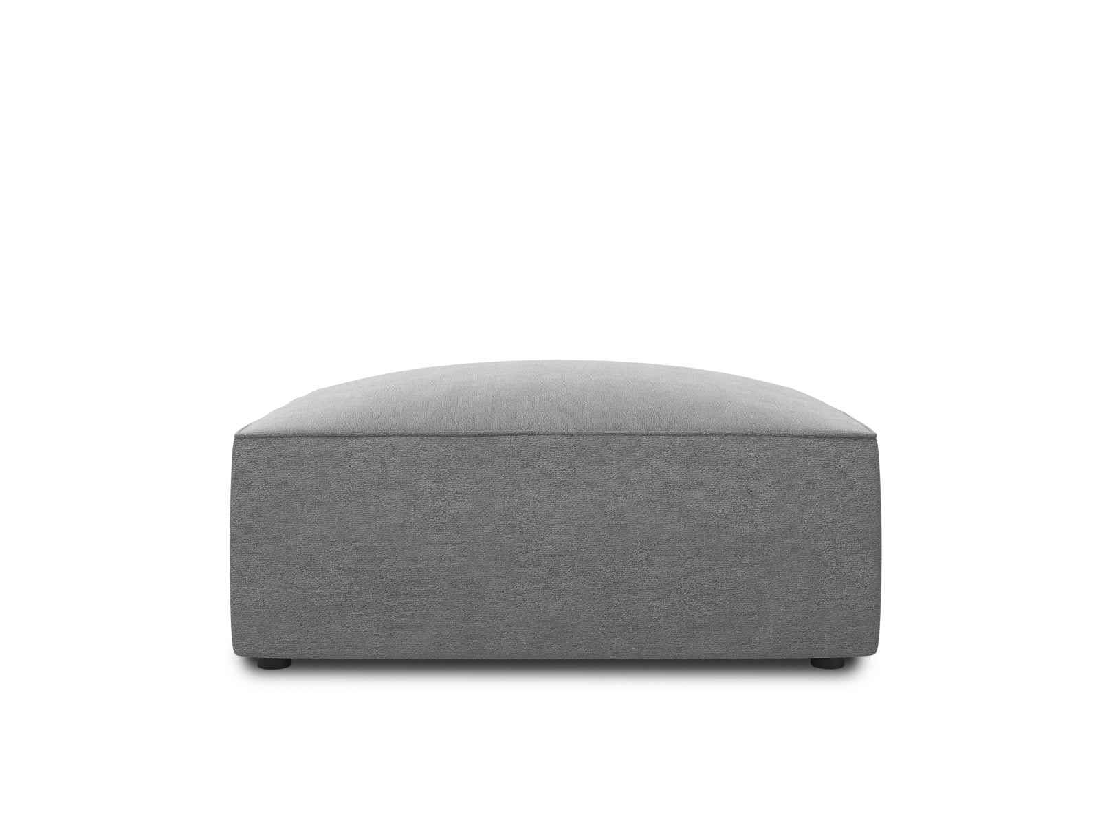 Oslo Velour Pouf 1 Sitzer in Grey präsentiert im Onlineshop von KAQTU Design AG. Modulares Sofa ist von Cosmopolitan Design