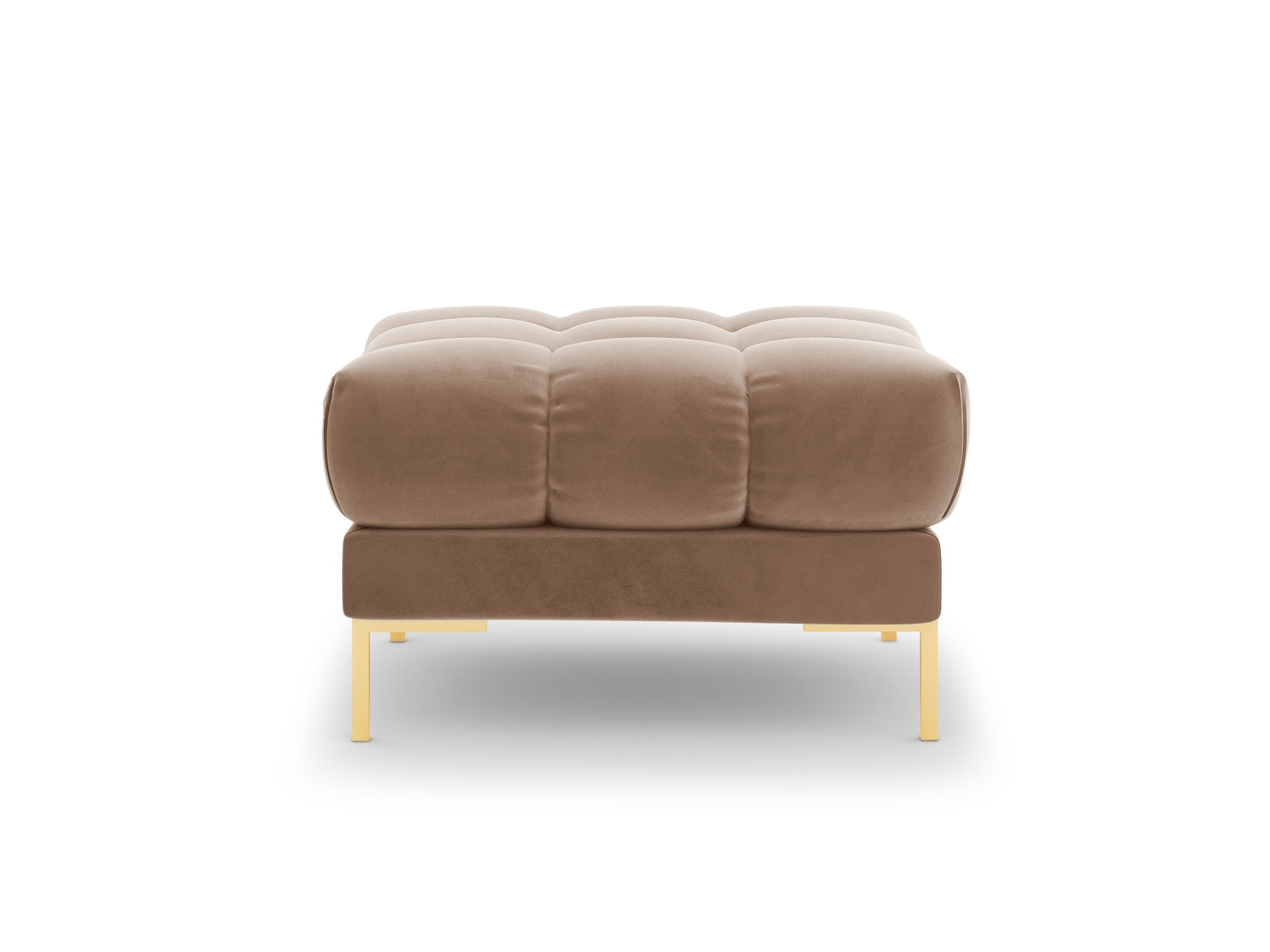 Eleganter 1-Sitzer Pouf Bali in sanften Erdtönen, perfekt für gemütliche Ecken und individuelle Einrichtungsideen.