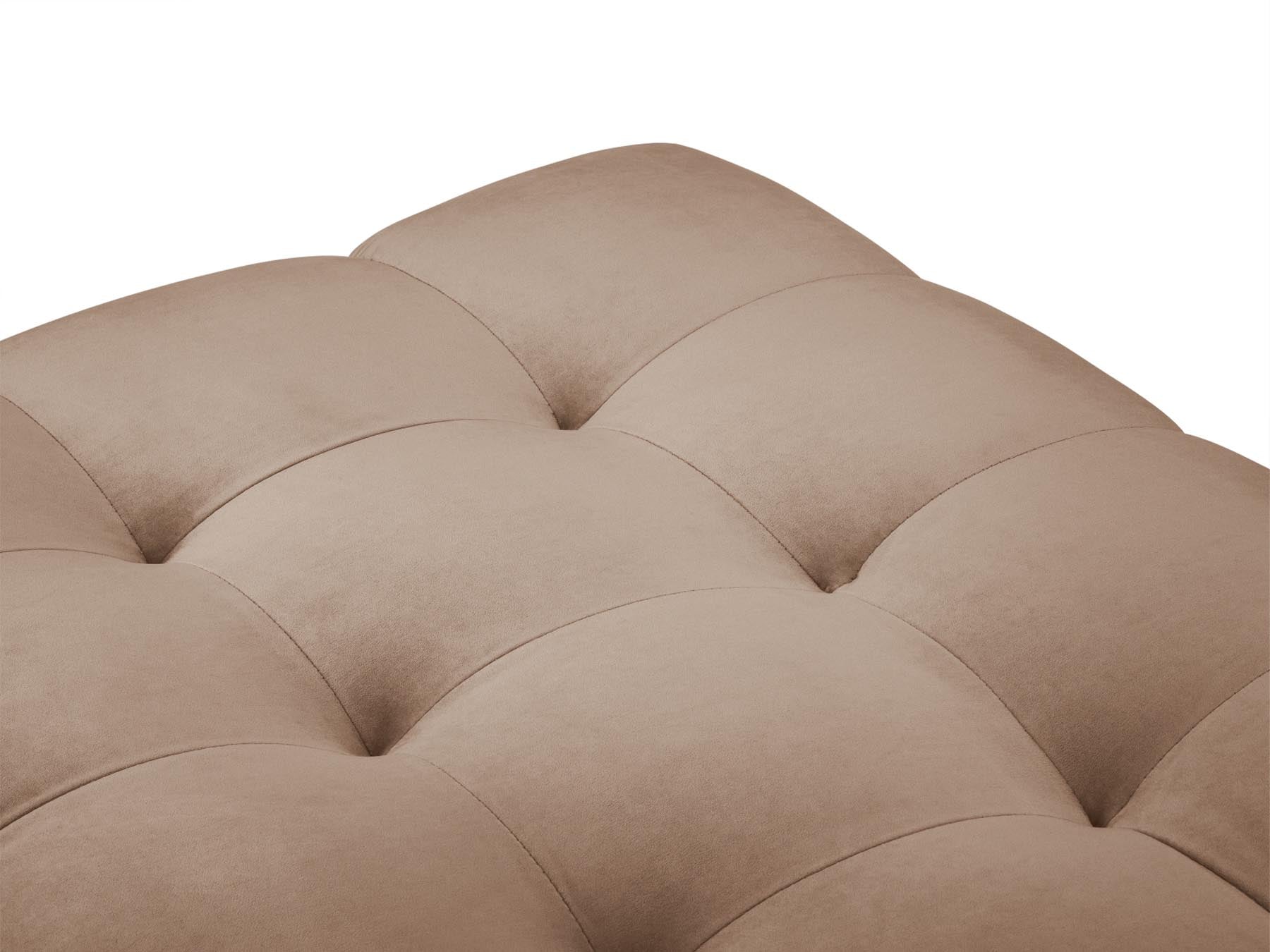 Eleganter 1-Sitzer Pouf Bali in sanften Erdtönen, perfekt für gemütliche Ecken und individuelle Raumgestaltung.