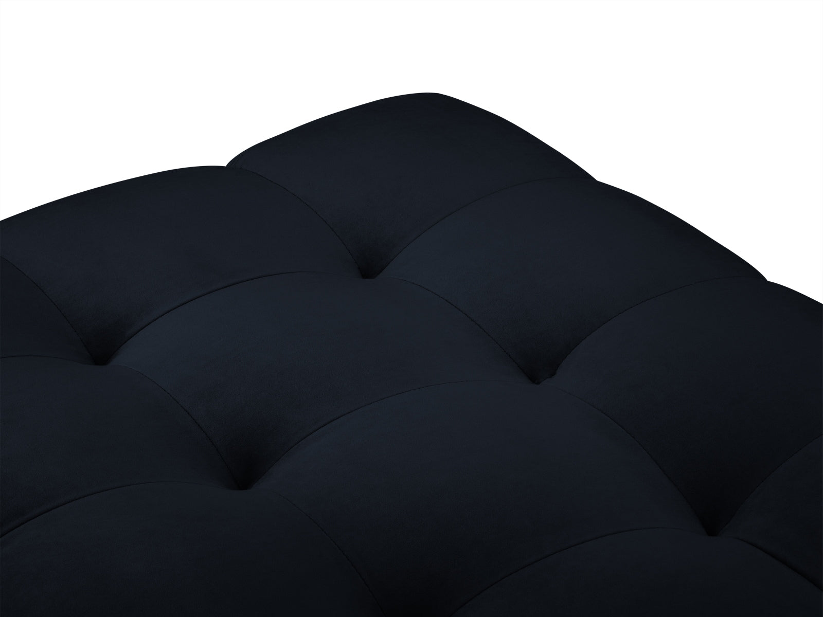 Stylischer 1-Sitzer Pouf Bali in lebhaftem Blau, perfekt für gemütliche Momente und als auffälliges Wohnaccessoire.
