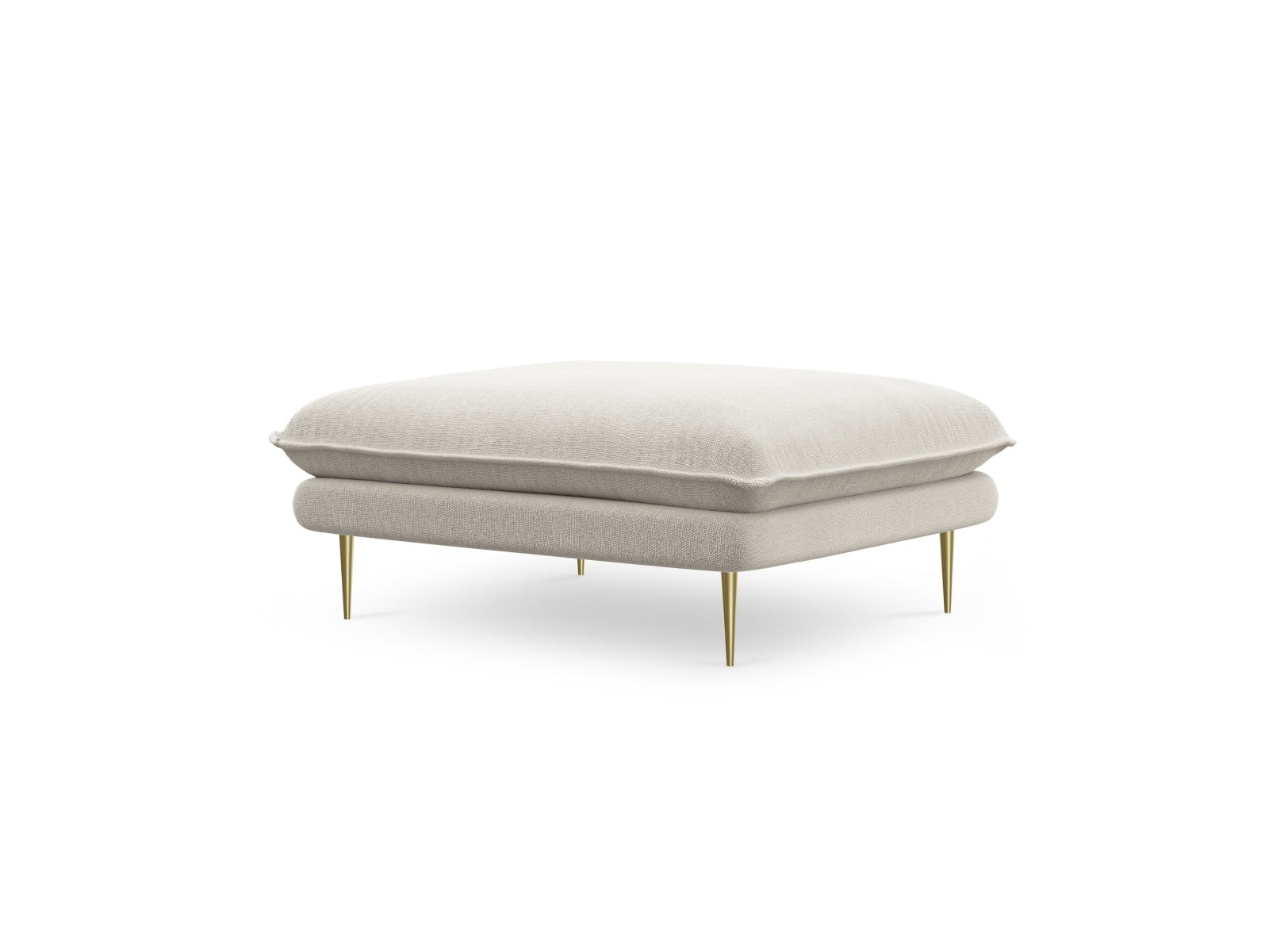 Vienna Pouf 1 Sitz 80cm in Light Beige/Gold präsentiert im Onlineshop von KAQTU Design AG. Pouf ist von Cosmopolitan Design