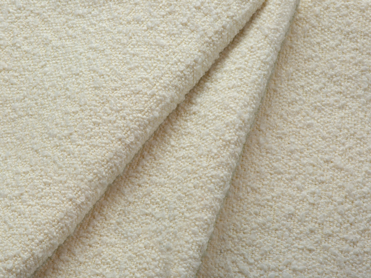 Vienna Boucle Pouf 1 Sitz 80cm in Beige/Gold-Ascot präsentiert im Onlineshop von KAQTU Design AG. Pouf ist von Cosmopolitan Design