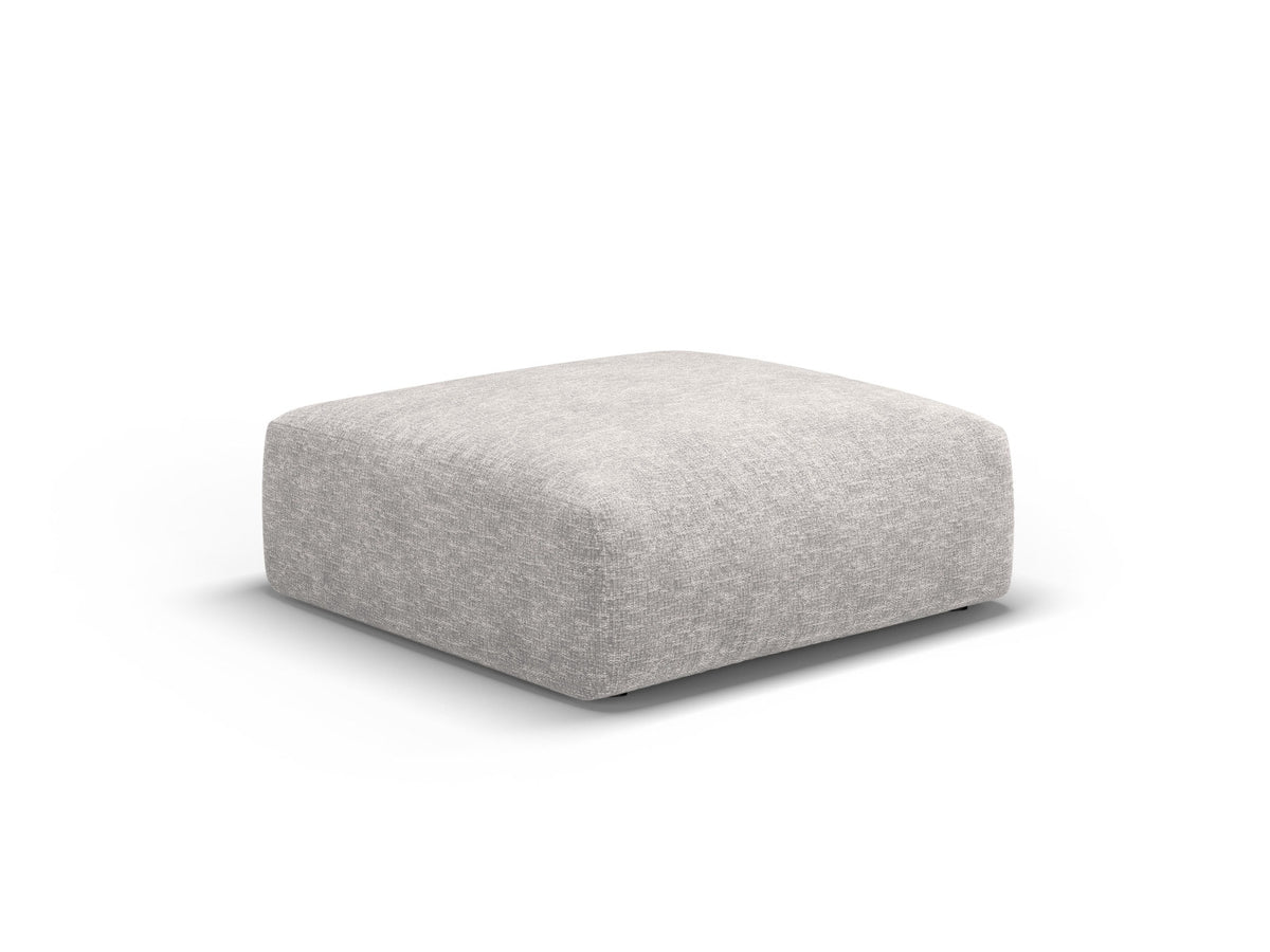 1-Sitzer Pouf Matera in Light Grey-Haga präsentiert im Onlineshop von KAQTU Design AG. Pouf ist von Cosmopolitan Design