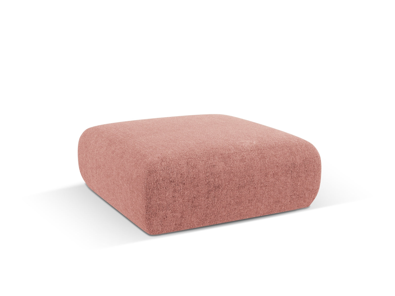 Stylisches Nolio Sofa 2 Sitzer in sanftem Pink, ideal als Pouf von Cosmopolitan Design, perfekt für moderne Wohnräume.