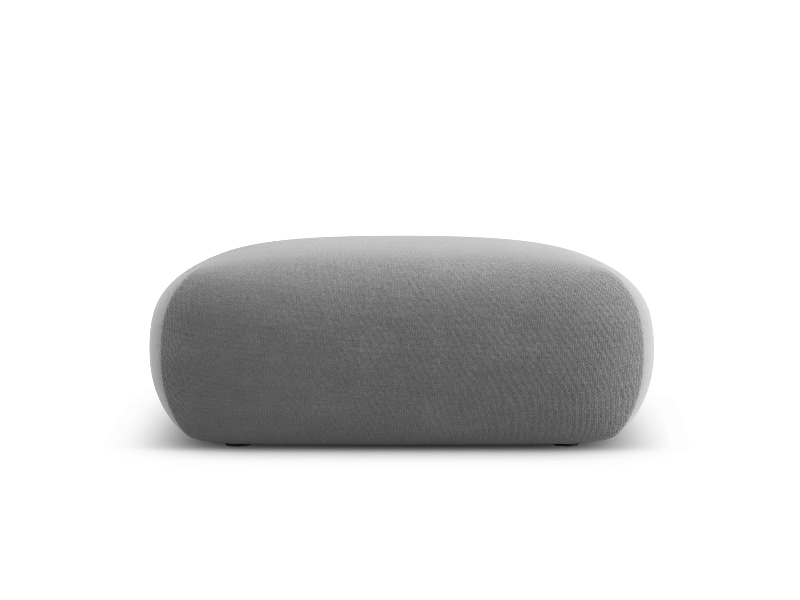 Nolio Velour Pouf 2 Sitzer 100cm in Light Grey präsentiert im Onlineshop von KAQTU Design AG. Pouf ist von Cosmopolitan Design