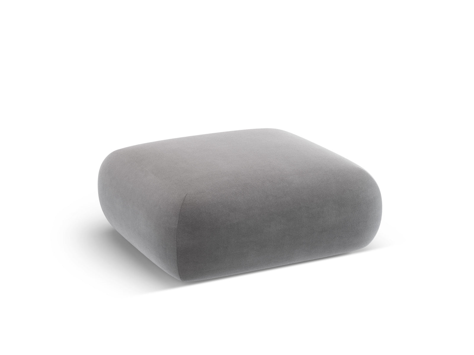 Nolio Velour Pouf 2 Sitzer 100cm in Light Grey präsentiert im Onlineshop von KAQTU Design AG. Pouf ist von Cosmopolitan Design