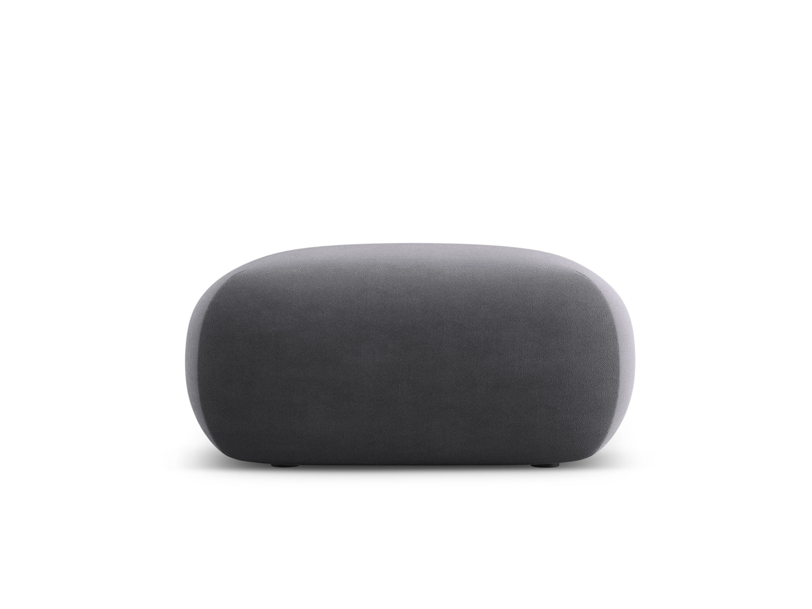 Nolio Velour Pouf 1 Sitz 75cm in Dark Grey-Casino präsentiert im Onlineshop von KAQTU Design AG. Pouf ist von Cosmopolitan Design