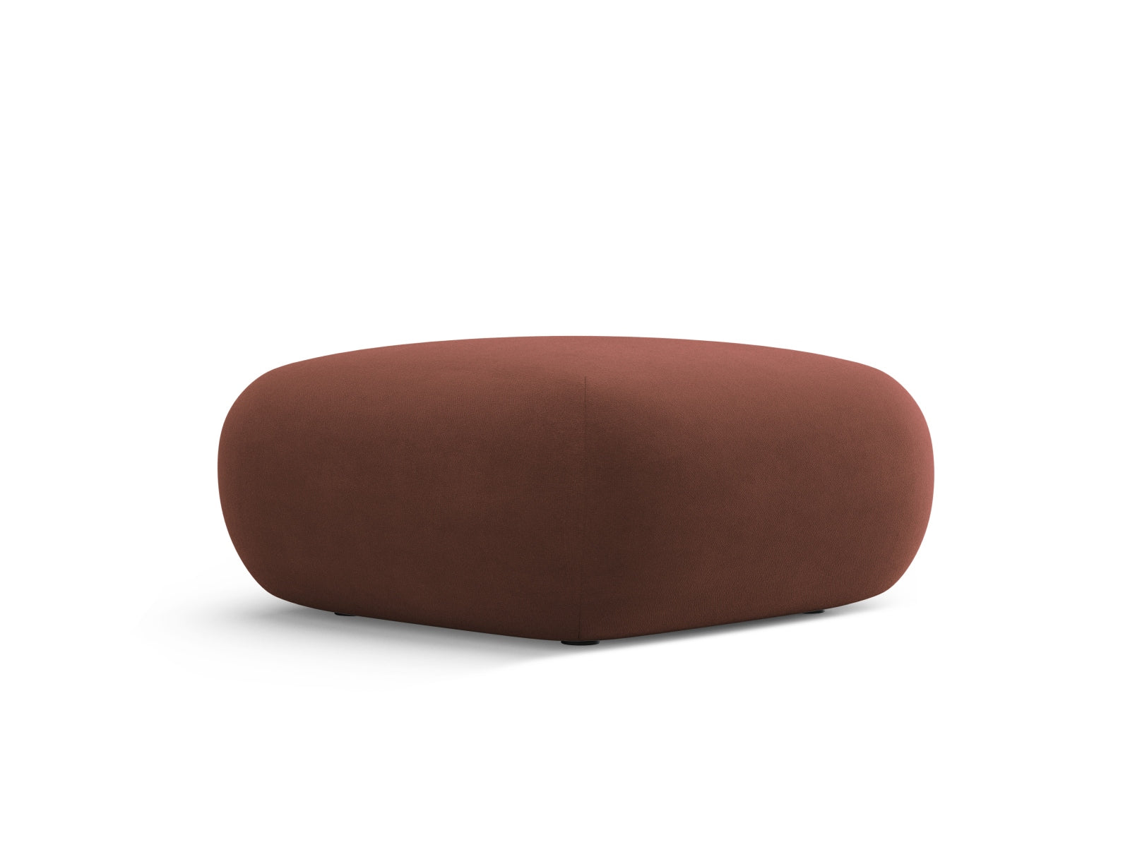 Eleganter Nolio Velour Pouf in Cuoio-Casino, 75 cm, ideal für stilvolle Akzente in jedem Raum. Perfekt für gemütliche Sitzgelegenheiten.