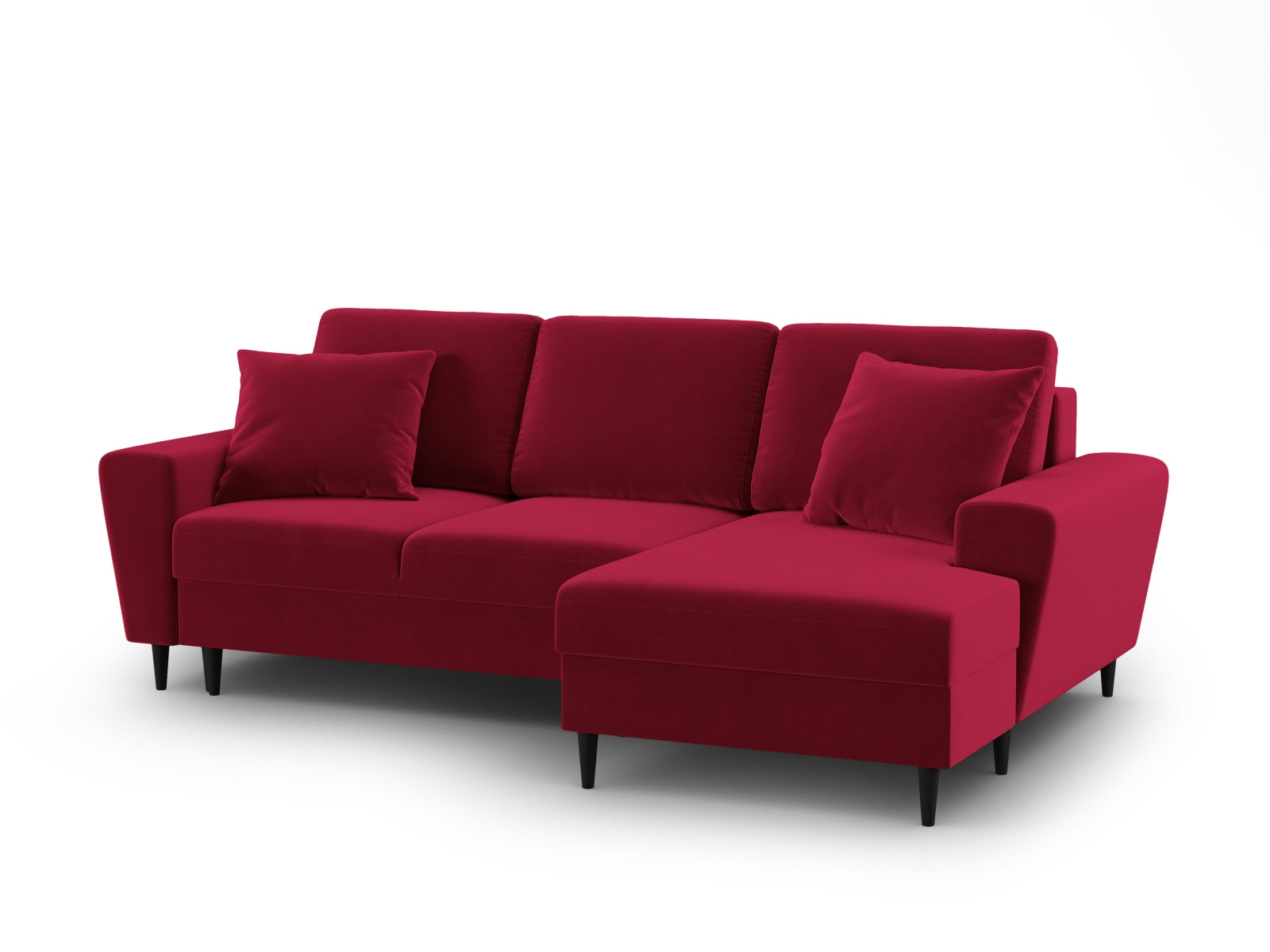 Elegantes Kyoto Ecksofa rechts, 4-Sitzer mit cleverer Schlaffunktion und integriertem Stauraum, ideal für gemütliche Abende und platzsparende Lösungen.