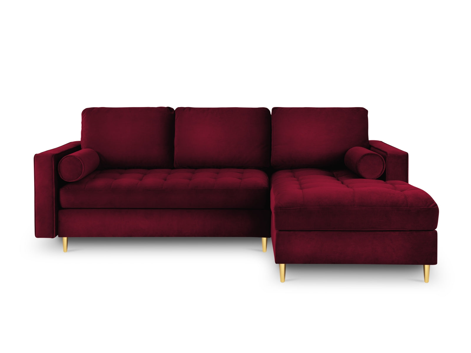 Stylisches Ecksofa für 5 Personen in Rechtsausführung, ausgestattet mit Schlaffunktion und Stauraum, perfekt für gemütliche Abende.