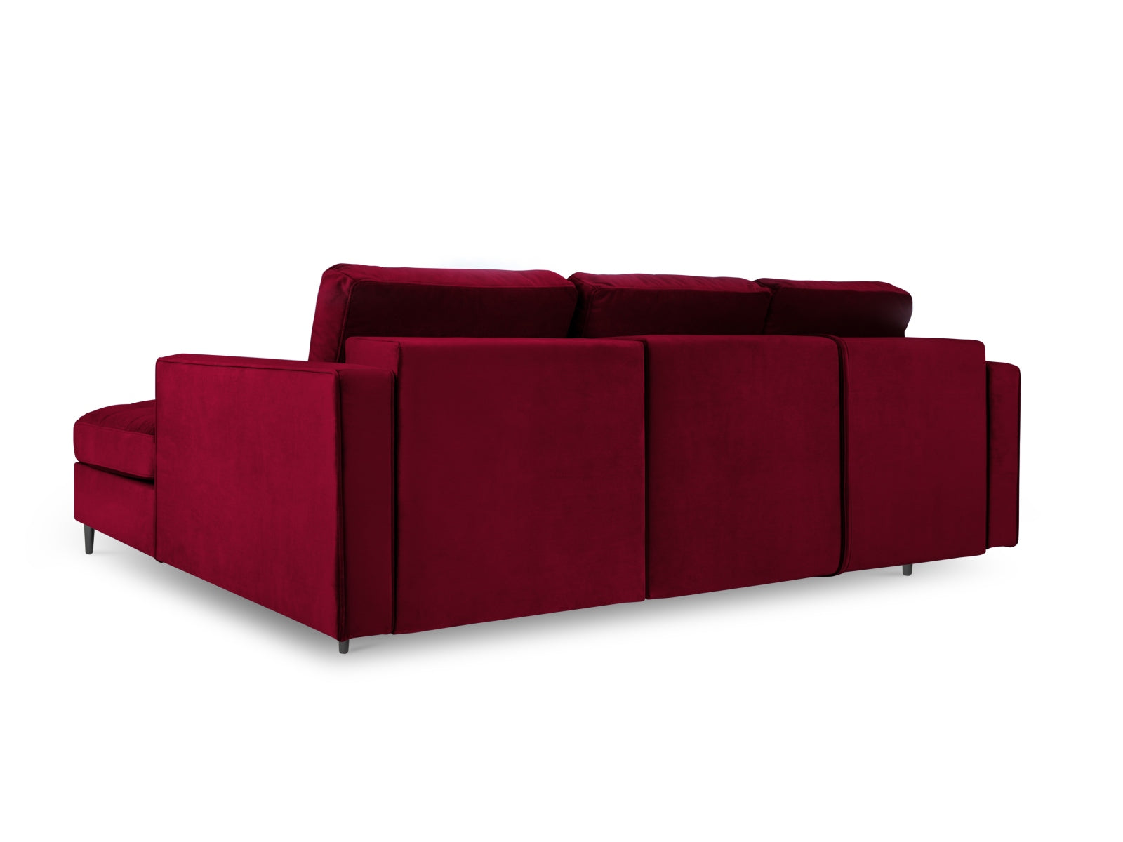 Modernes 5-Sitzer Ecksofa Aspen in stilvollem Grau, ausgestattet mit Schlaffunktion und Stauraum für zusätzlichen Komfort und Funktionalität.