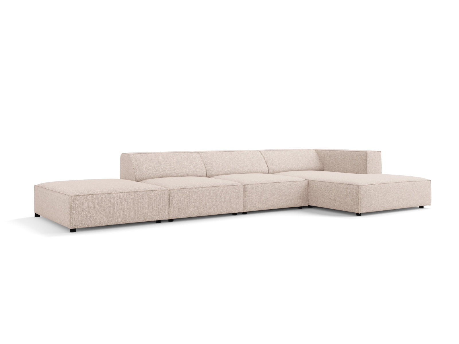 Arendal Ecksofa rechts 5 Sitzer in Beige präsentiert im Onlineshop von KAQTU Design AG. Ecksofa rechts ist von Cosmopolitan Design