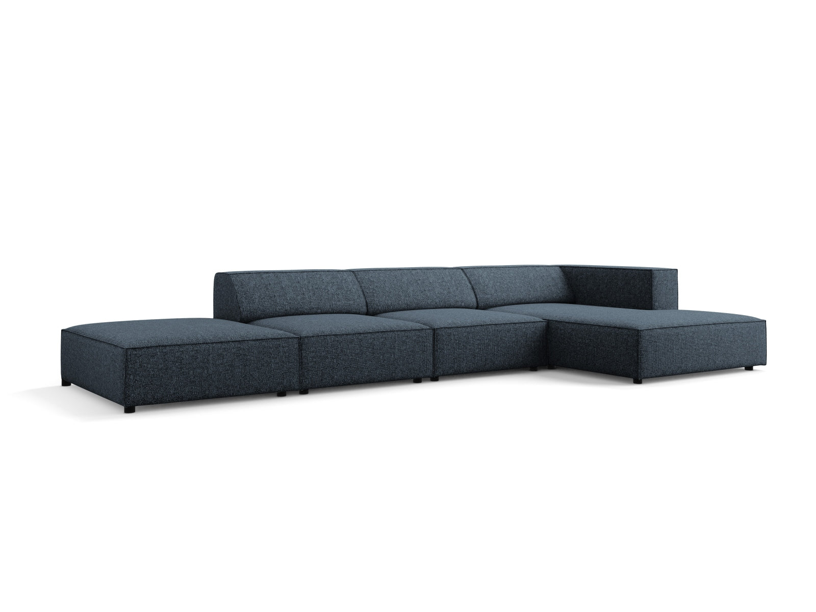 Arendal Ecksofa rechts 5 Sitzer in Royal Blue präsentiert im Onlineshop von KAQTU Design AG. Ecksofa rechts ist von Cosmopolitan Design
