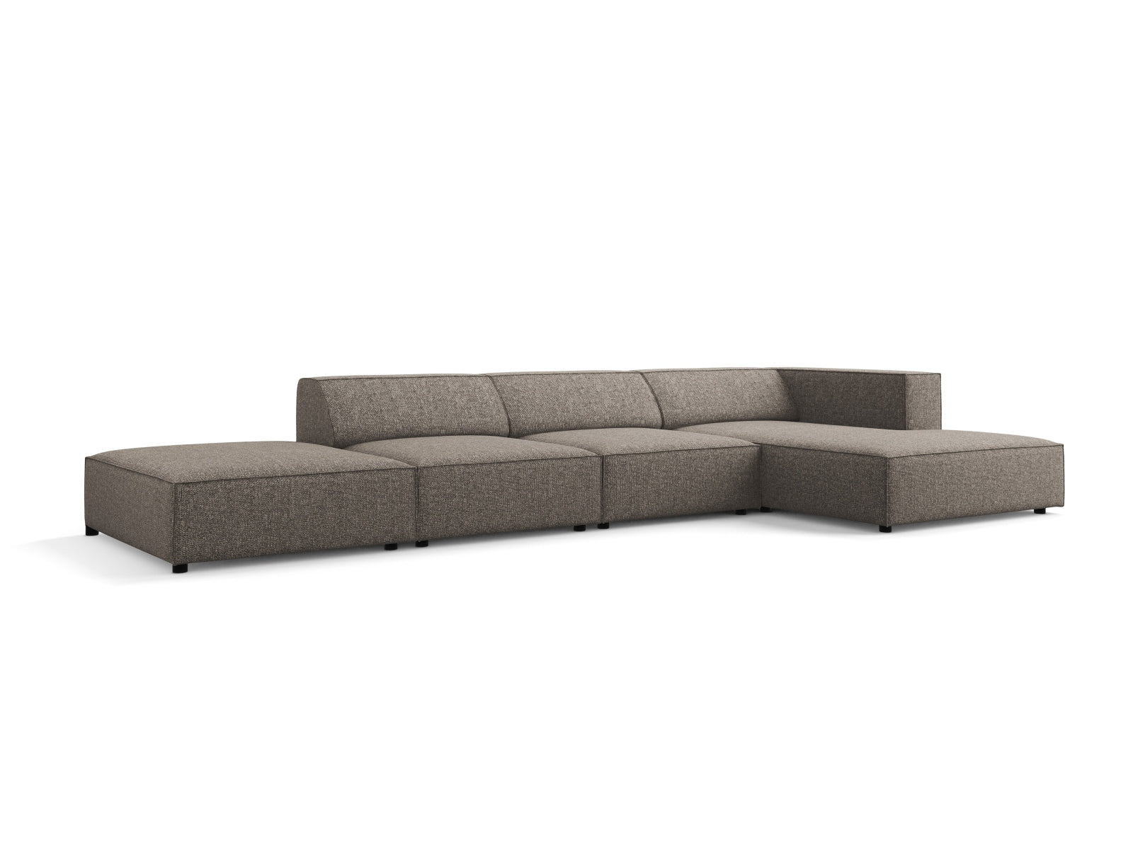 Arendal Ecksofa rechts 5 Sitzer in Grey präsentiert im Onlineshop von KAQTU Design AG. Ecksofa rechts ist von Cosmopolitan Design